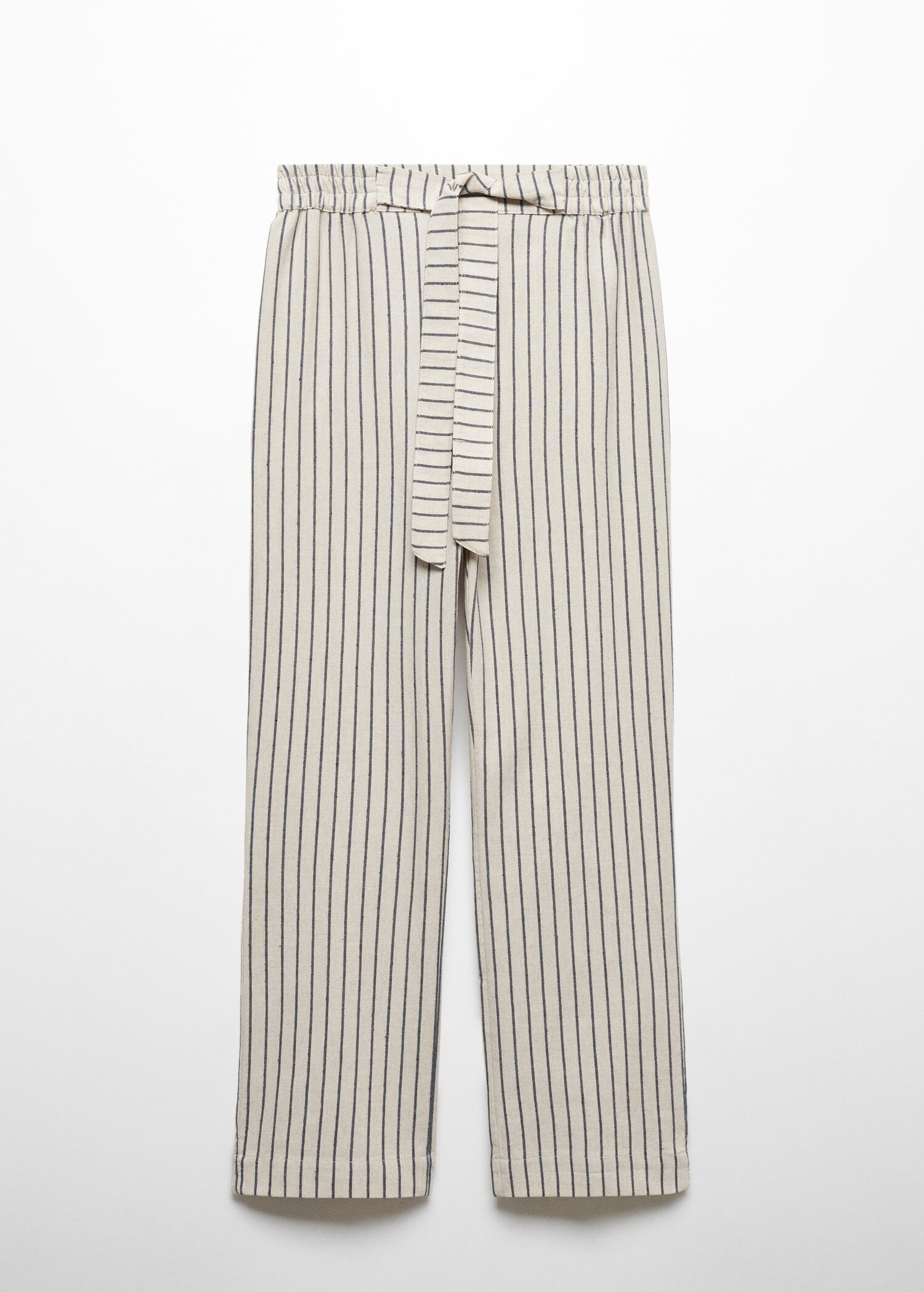 Striped pajama trousers