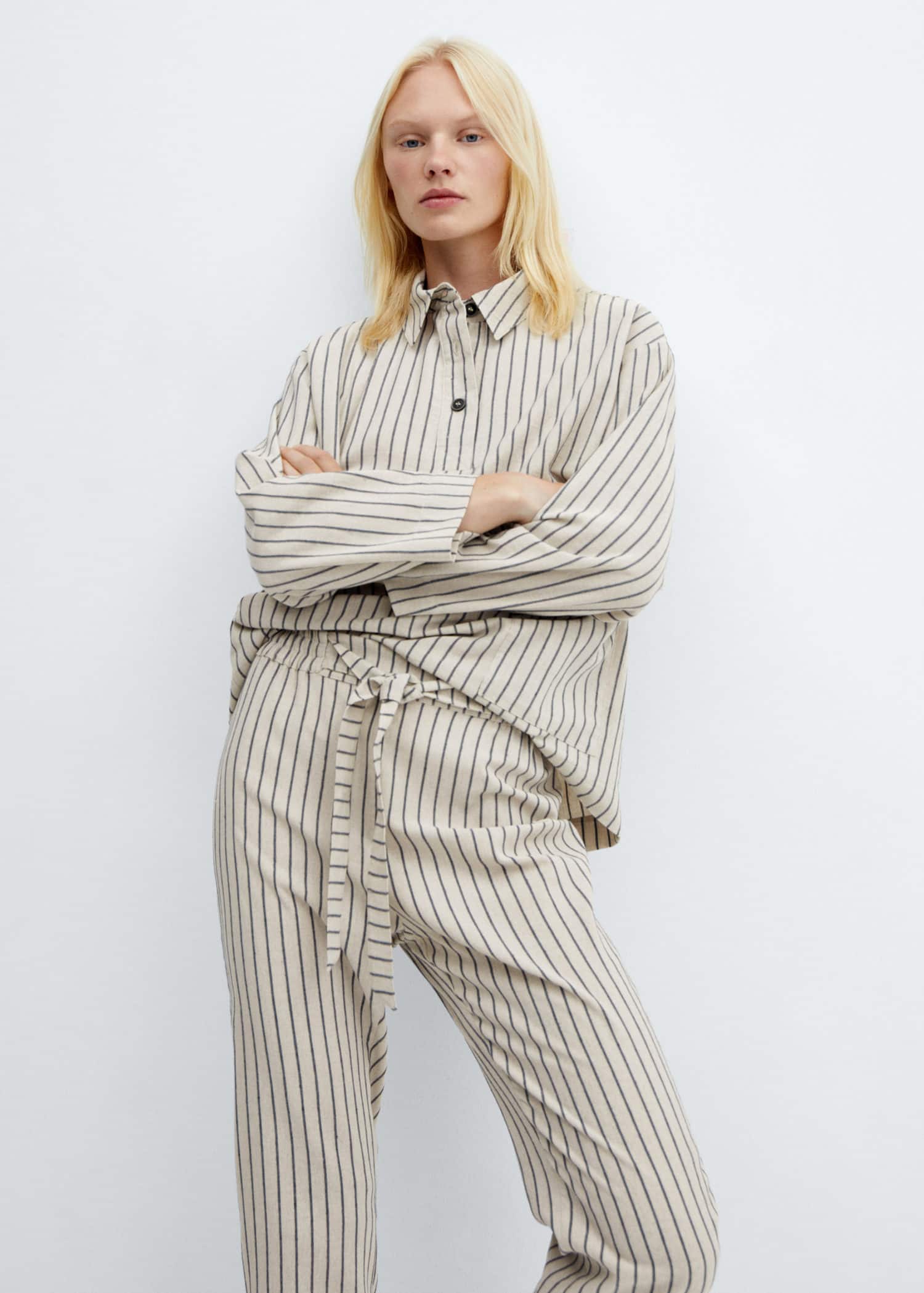 Striped Pyjamas - Women's Stripe Pyjamas - Striped PJ Shorts Sets