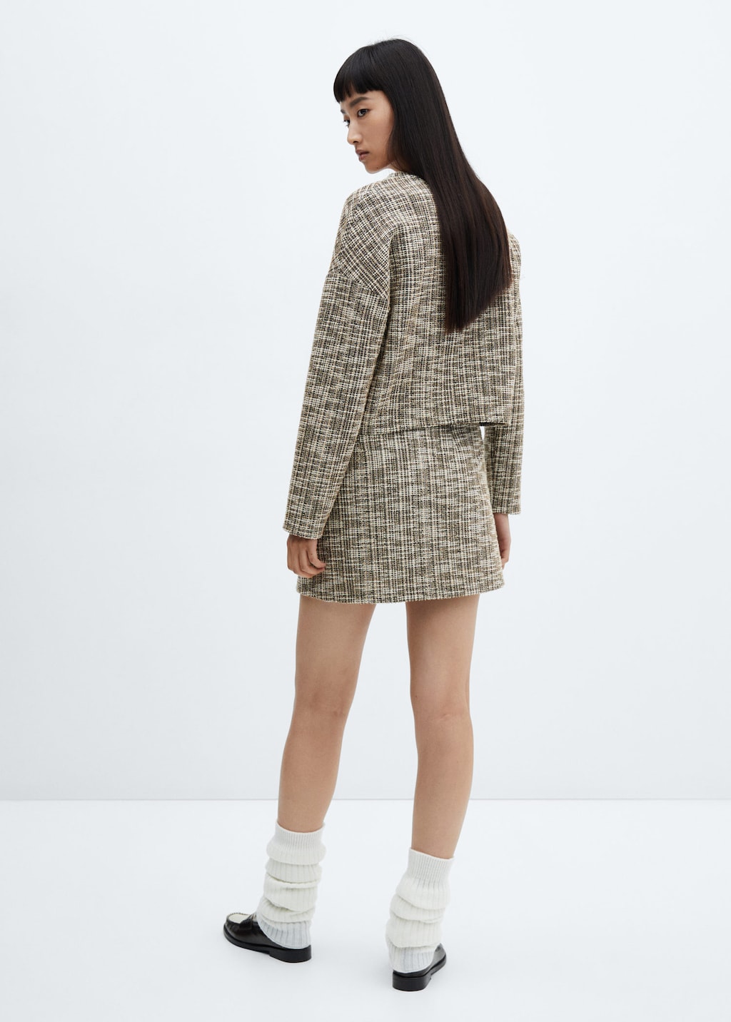 Tweed sweatshirt hotsell