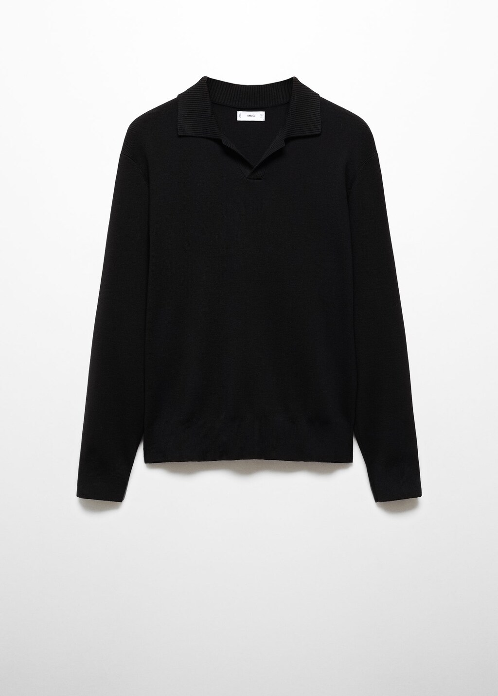 Polo collar wool sweater MANGO