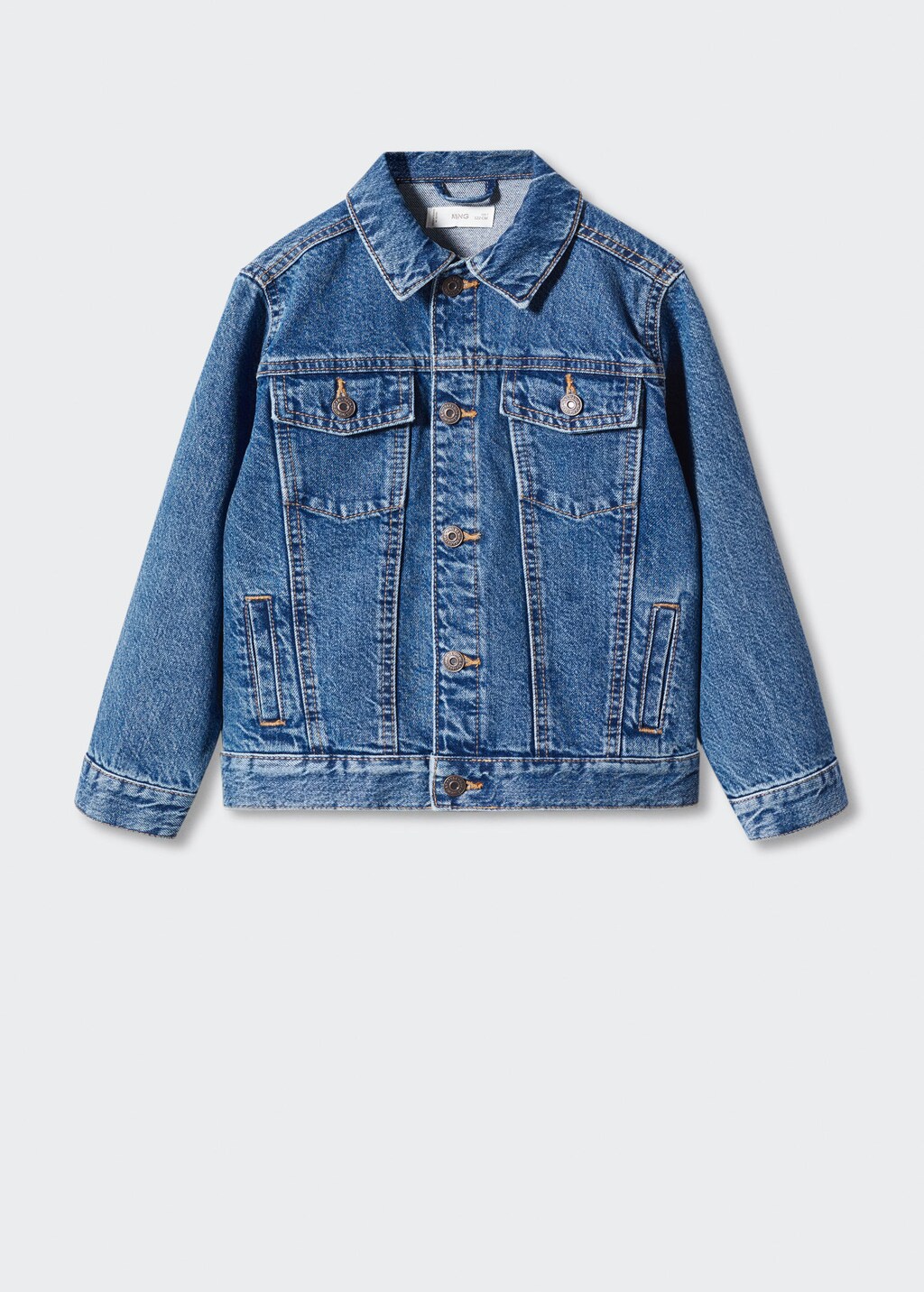 Mango pocketed hot sale denim jacket