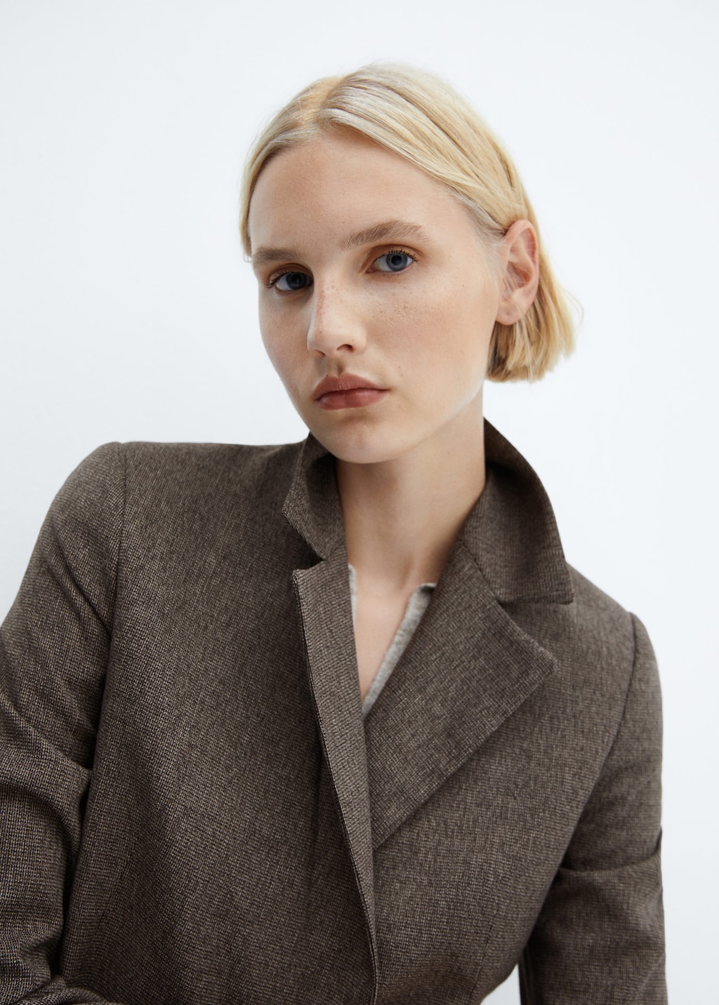Cross button shop blazer