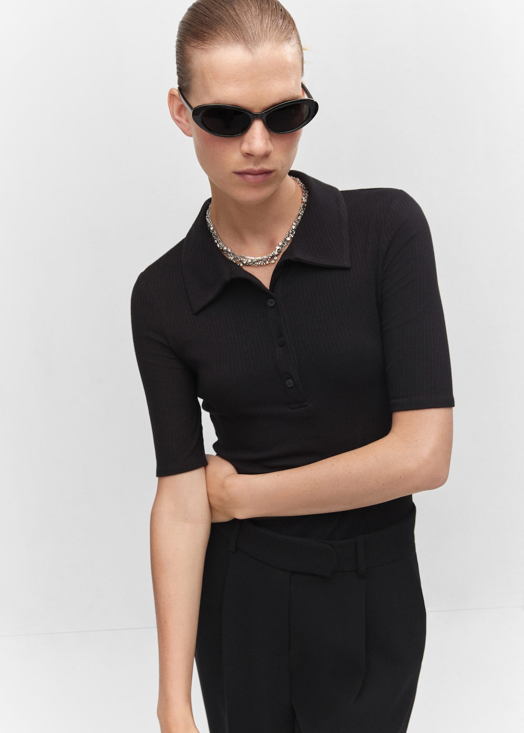 Short sleeve button shop up polo shirts
