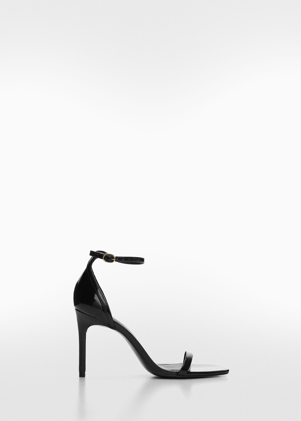 Patent leather effect strap sandals MANGO