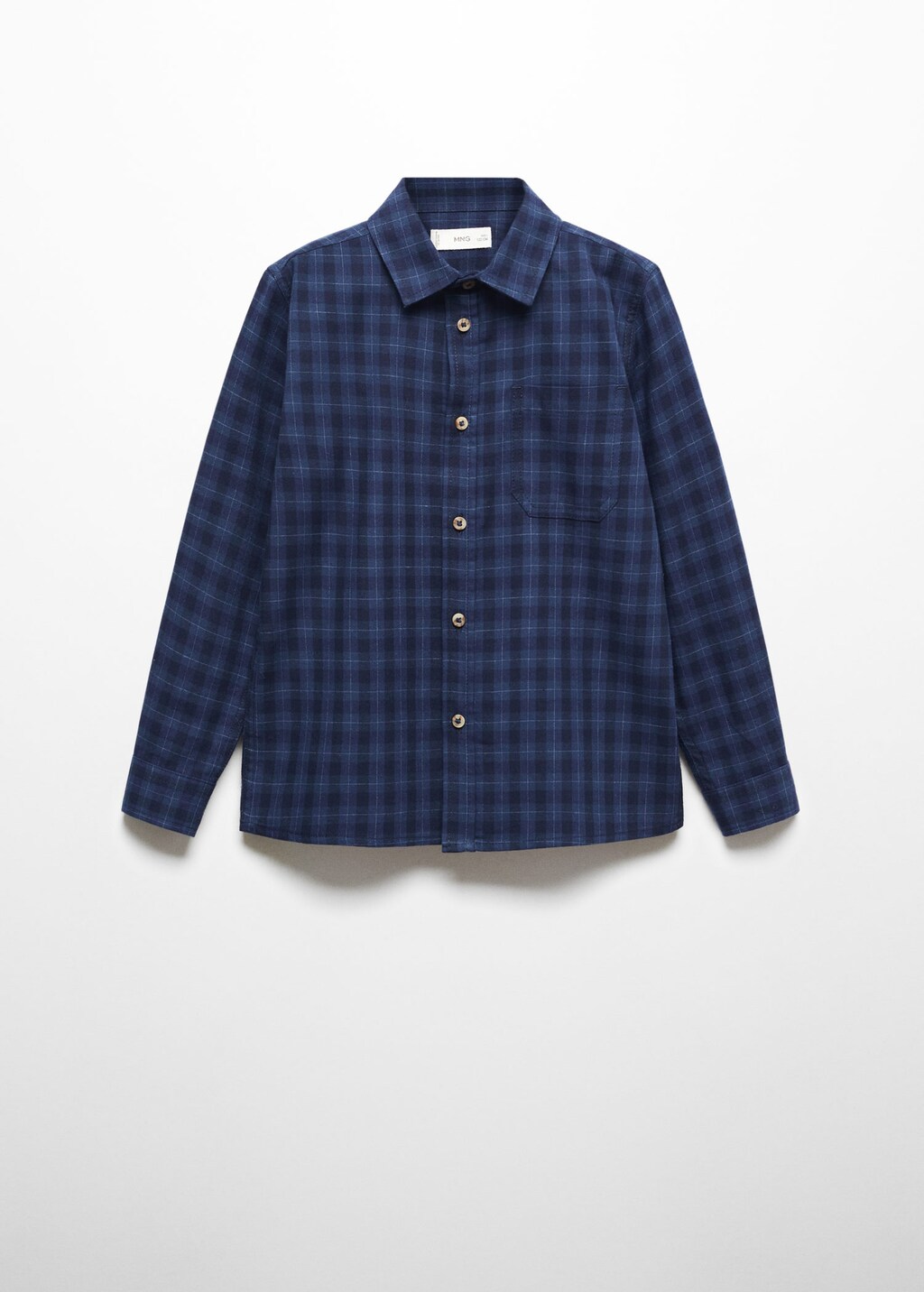 Mango checked cotton dress 2025