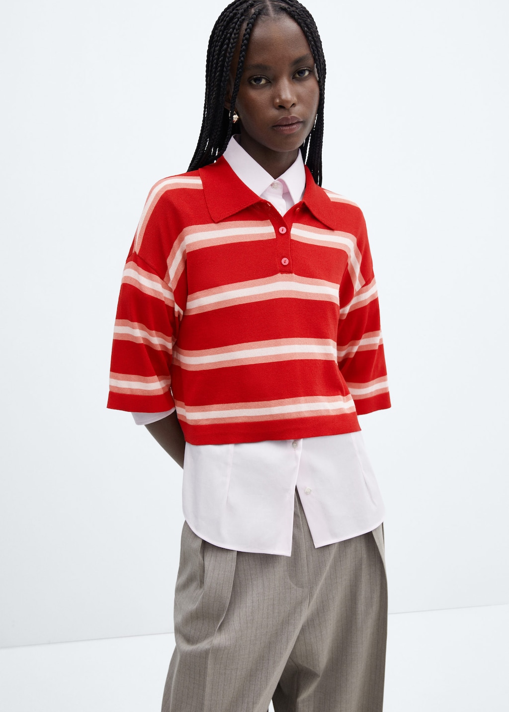 Short cropped shop sweater