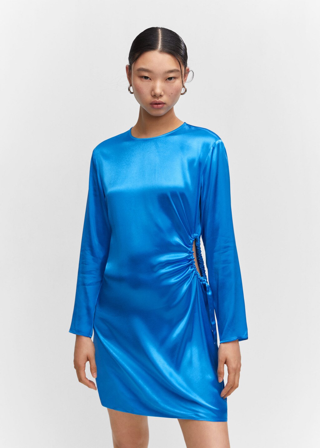 Mango satin dress 2025