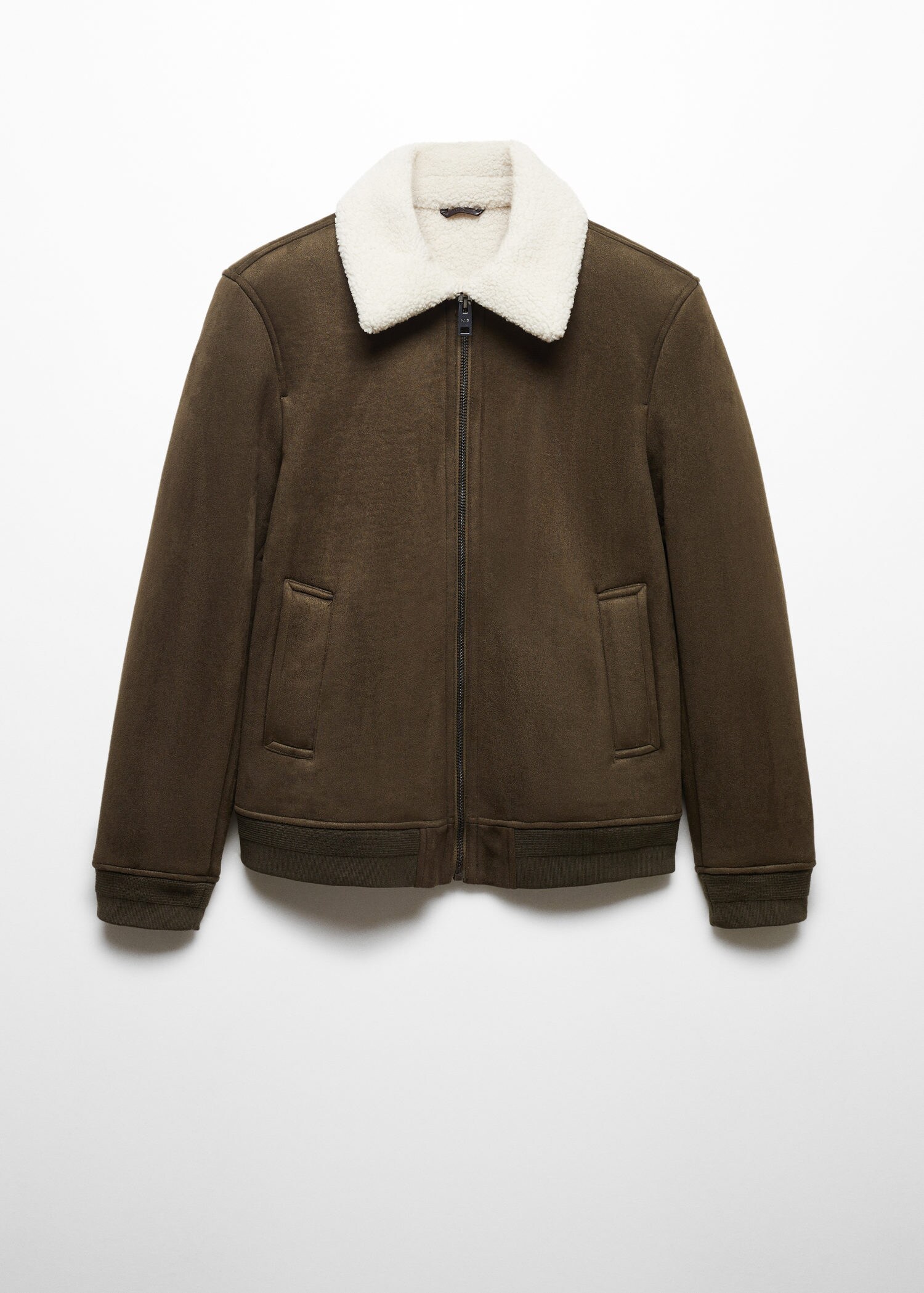mango double faced jacket