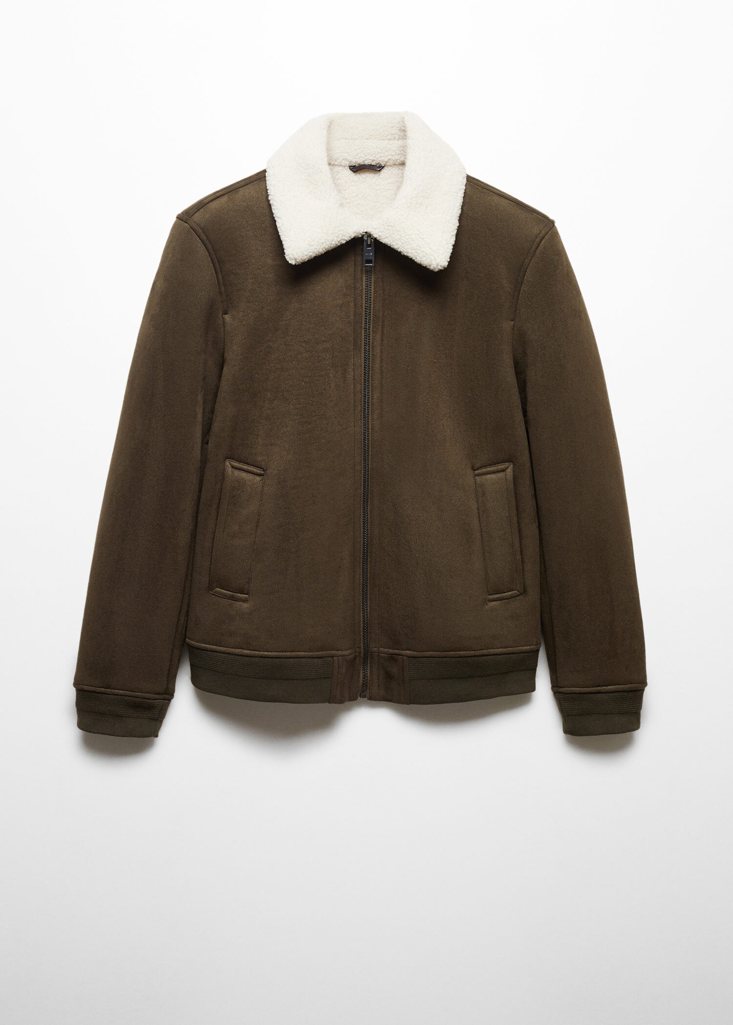 Blouson double face imitation mouton retourné | MANGO