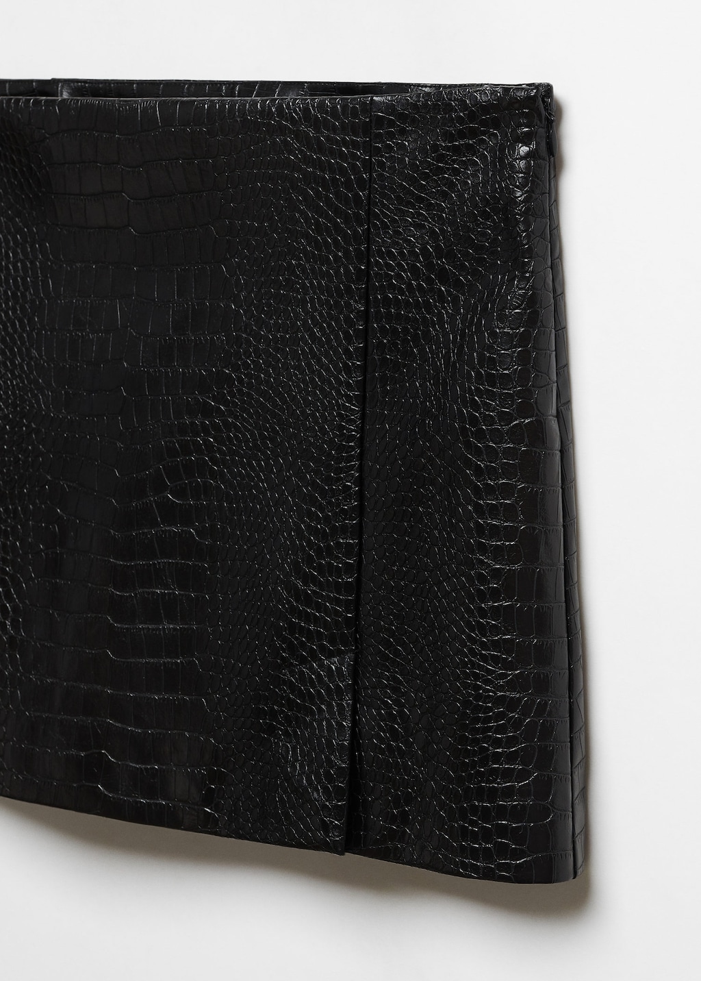 Mango cowhide skirt top
