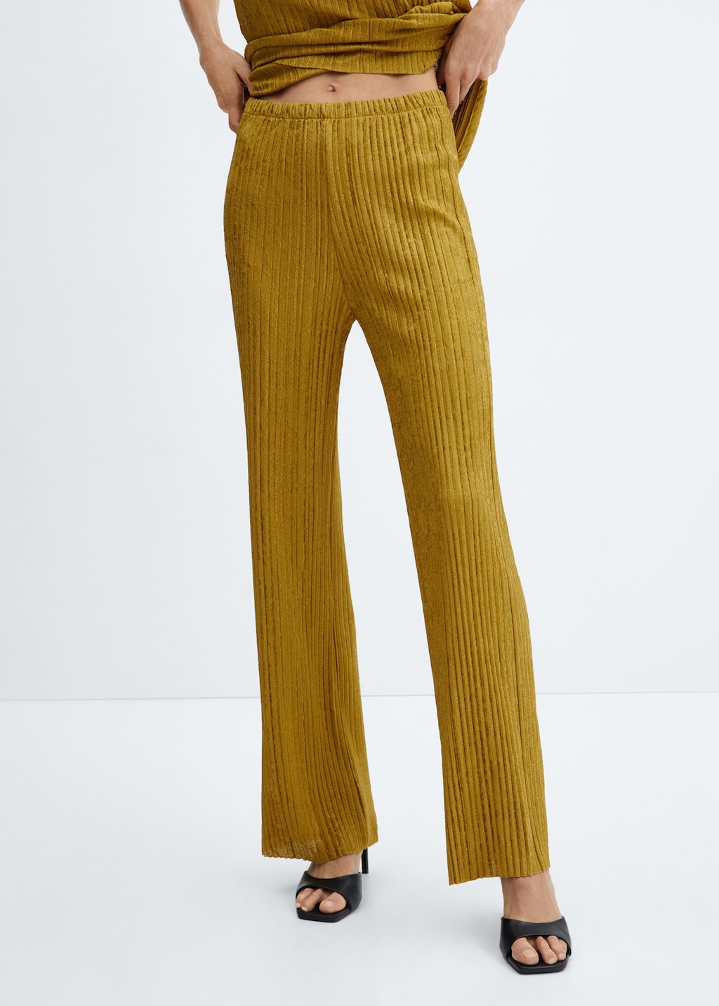 Pleated straight trousers MANGO