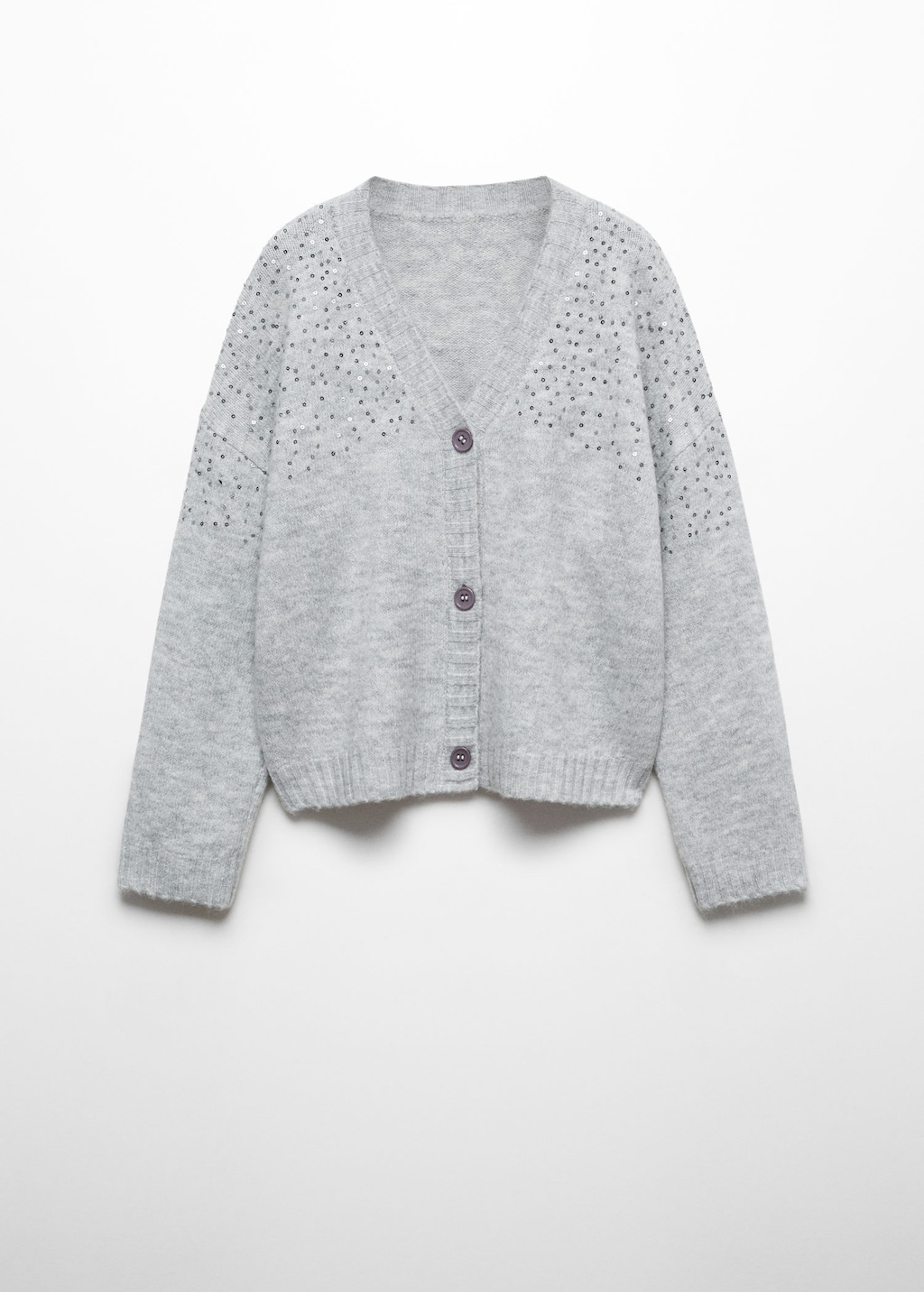 Mango 2024 grey cardigan