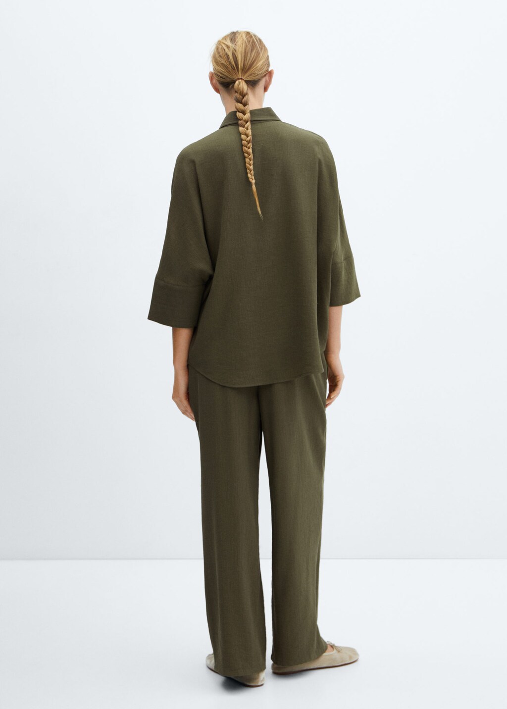 Camisa fluida oversize