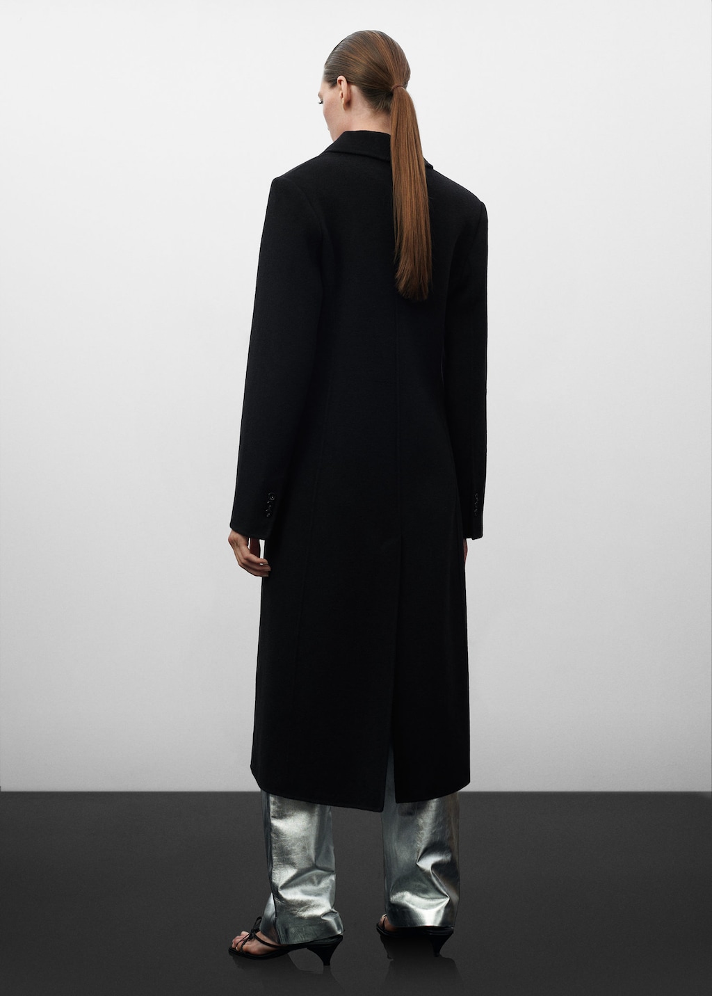 Manteau laine cachemire structur MANGO