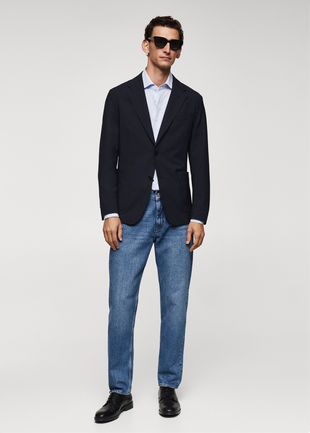 【送料&関税込】Patou Blue Virgin Wool Jacket Brunello Cucinelli Bonded Virgin Wool Fresco Field Jacket