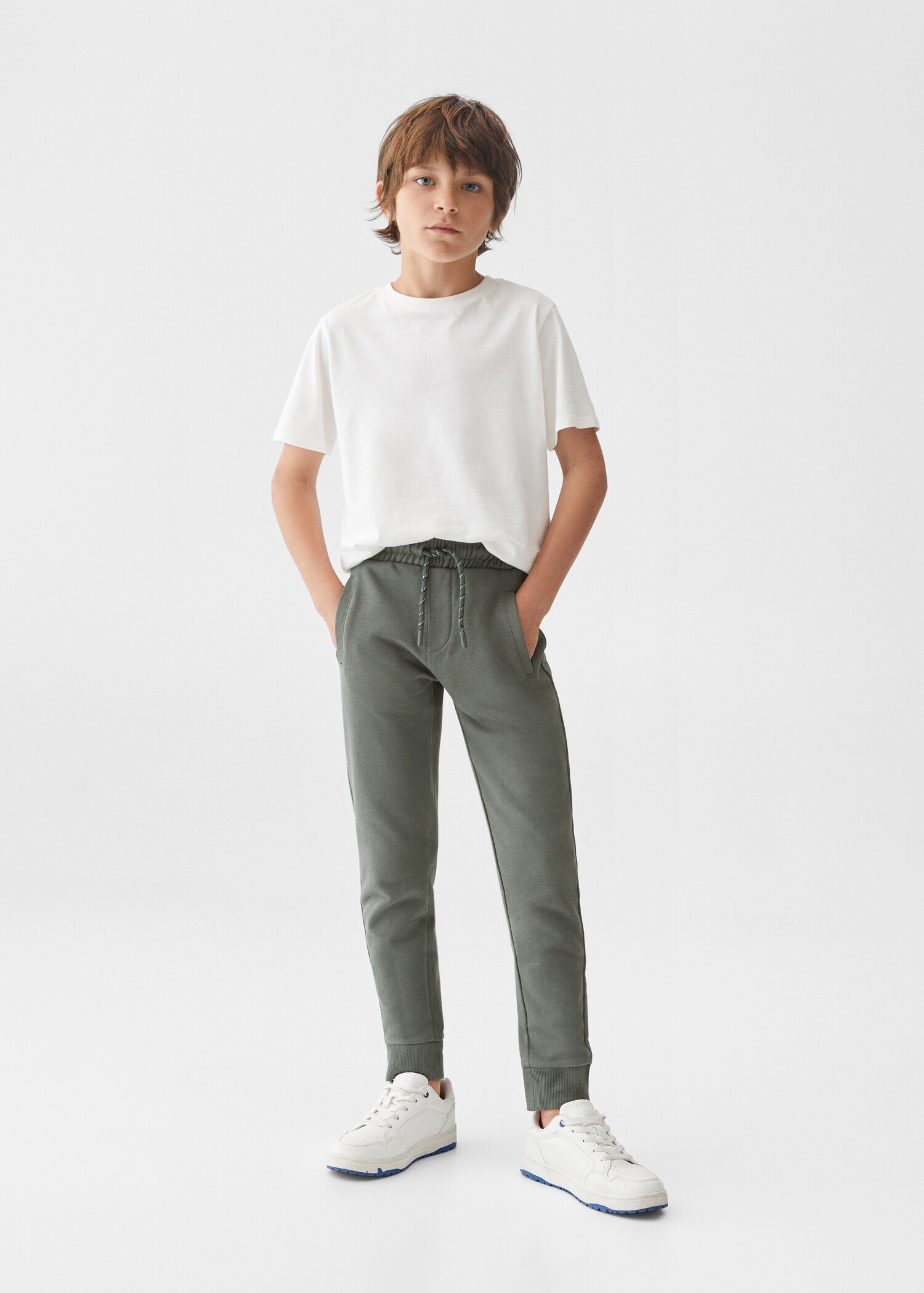 Drawstring jogger trousers - General plane