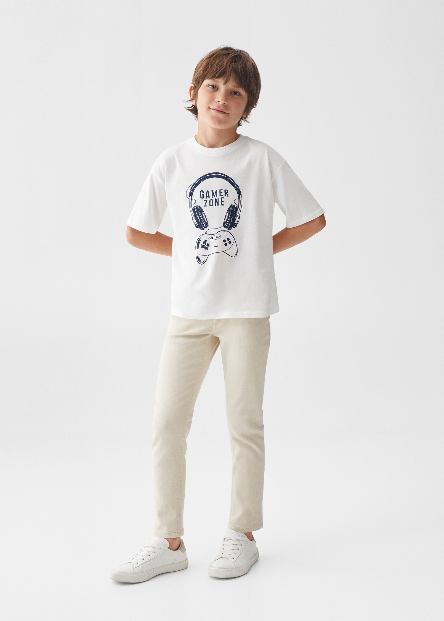 Cotton printed T-shirt - General plane