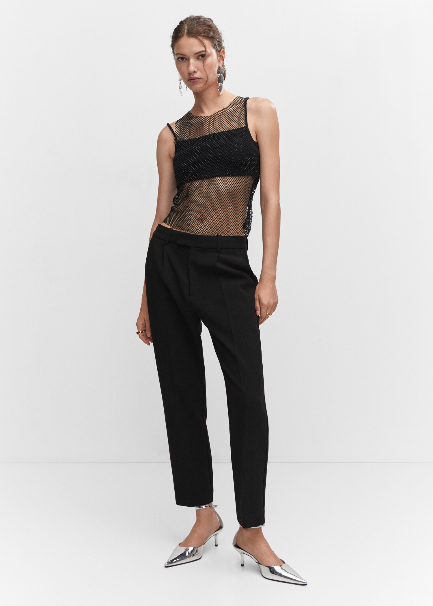 Top malla detalle cristal - Plano general