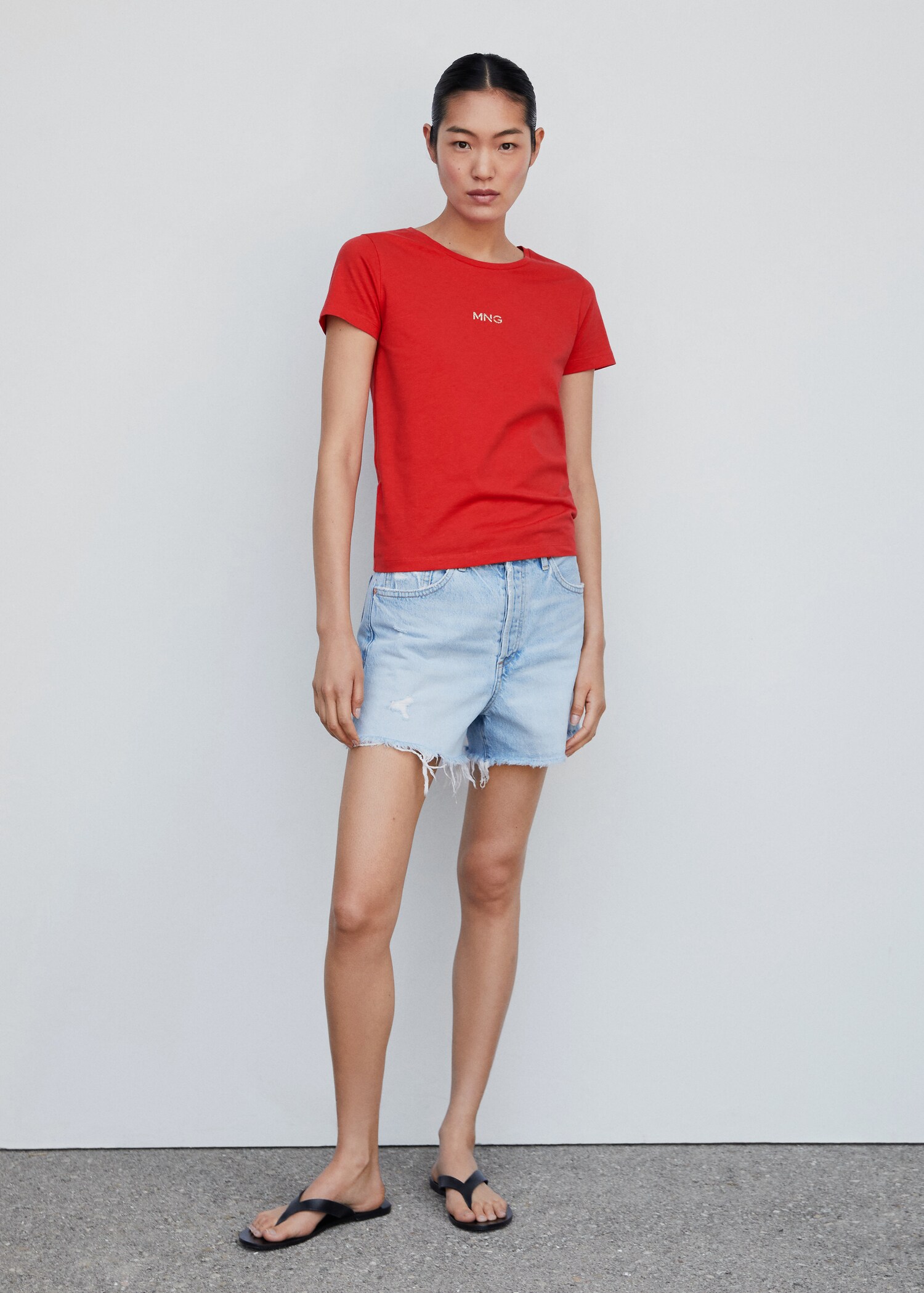 Metallic logo T-shirt - General plane