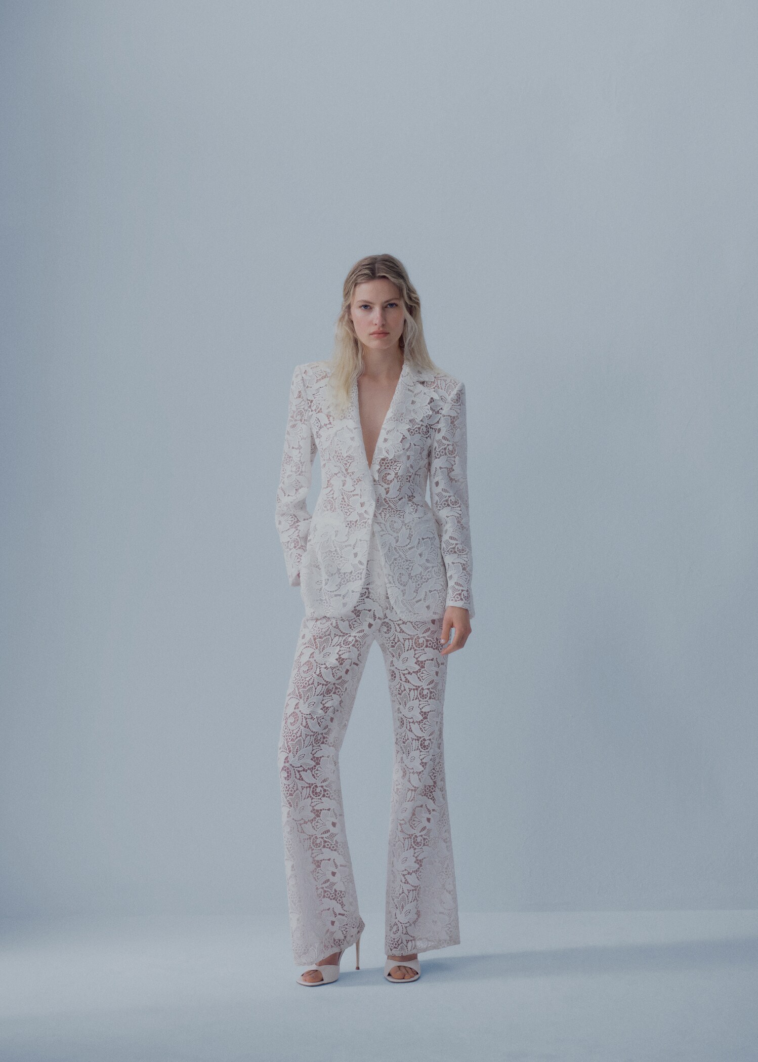 Pantalón traje guipur - Plano general