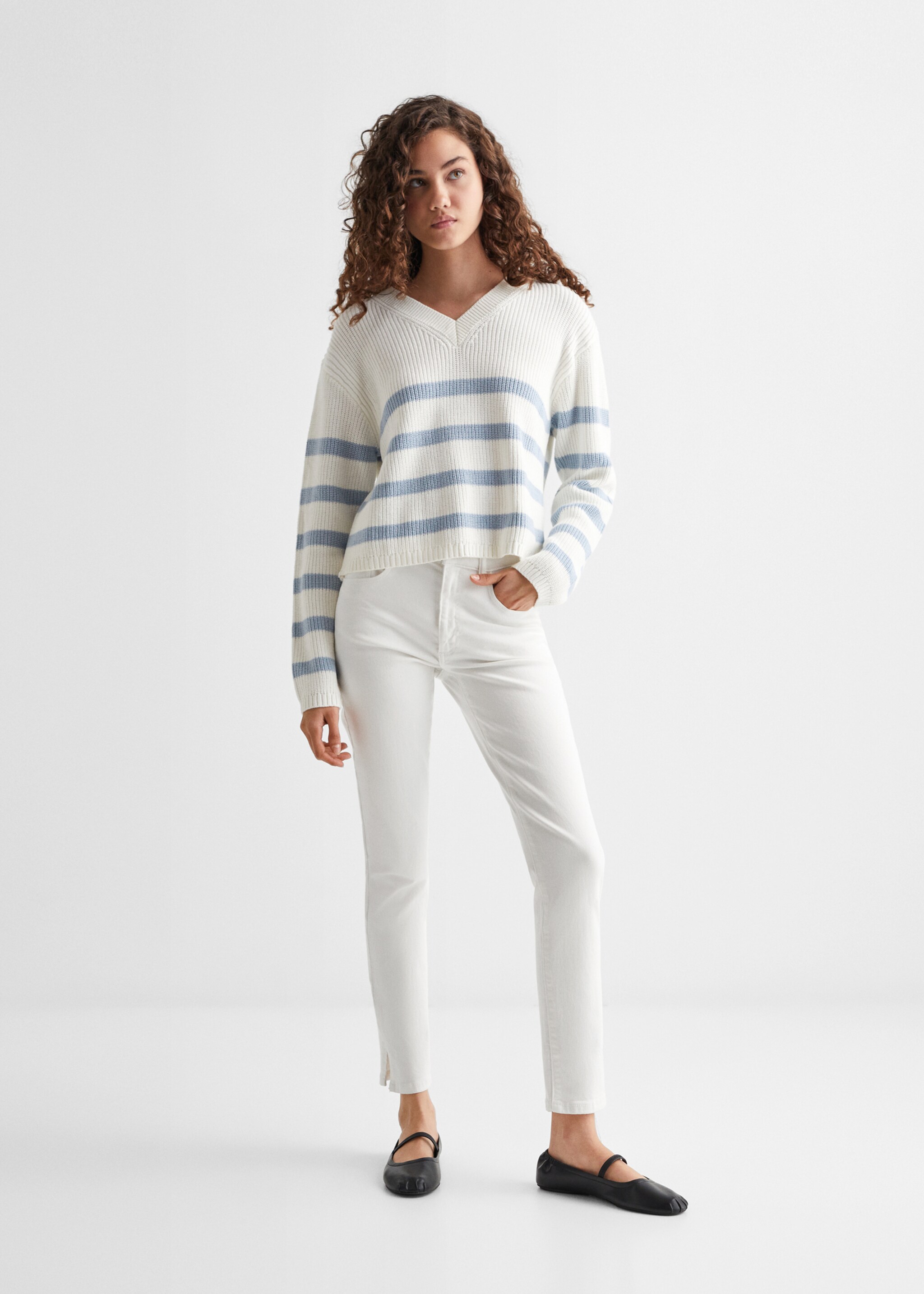 Jeans skinny abertura - Plano general