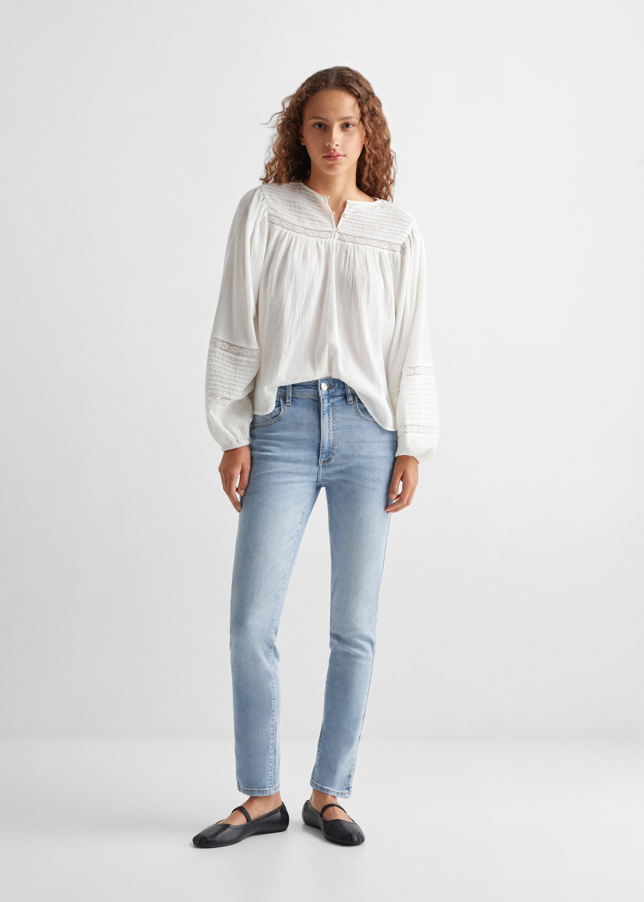 Jeans skinny abertura - Plano general