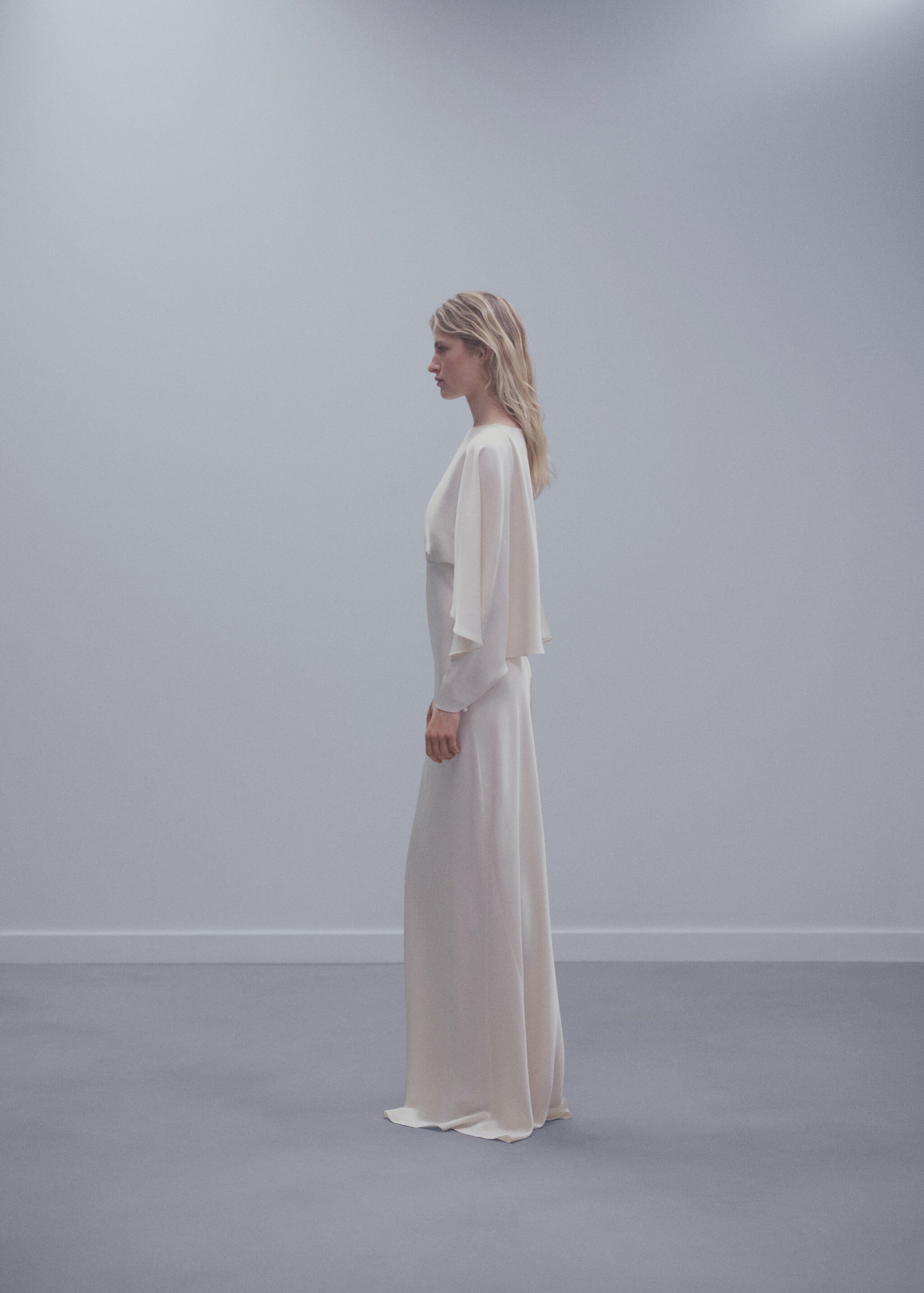 Lingerie dress with cloak detail - General plane