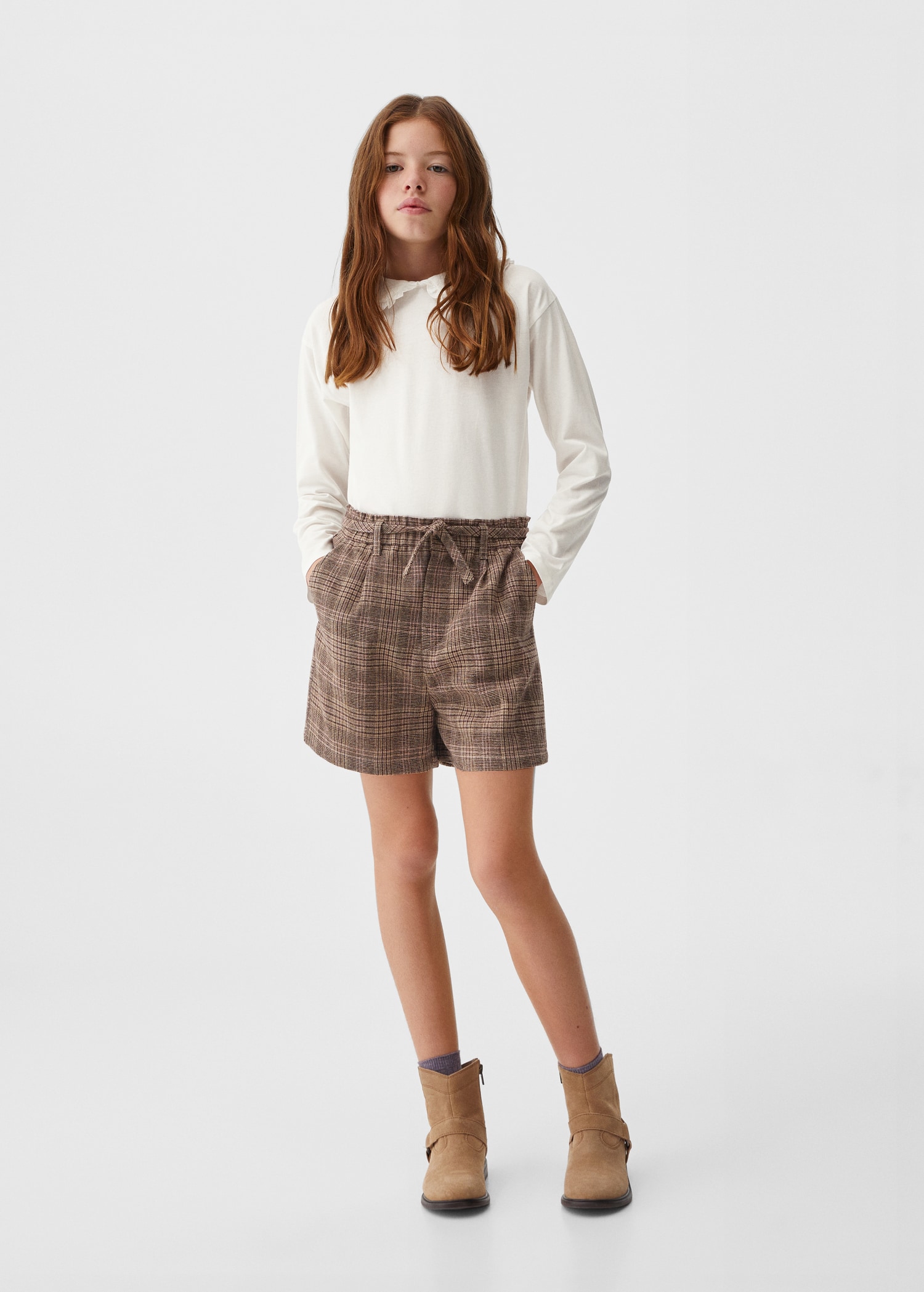 T-shirt coton col Claudine - Plan général