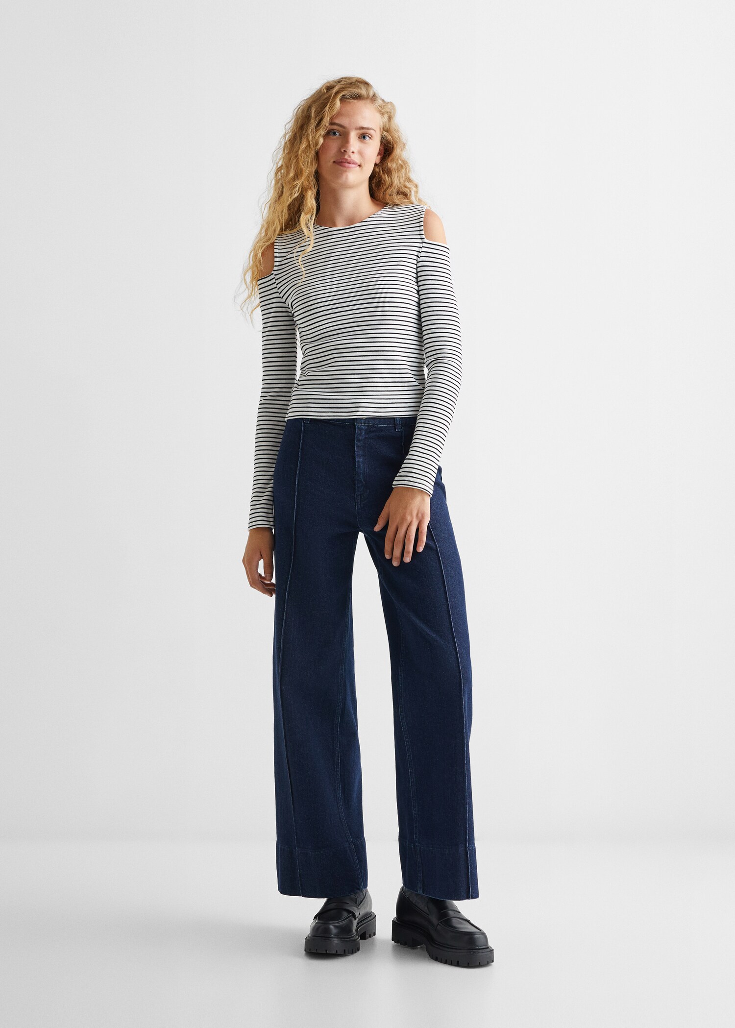 Striped long sleeves t-shirt - General plane