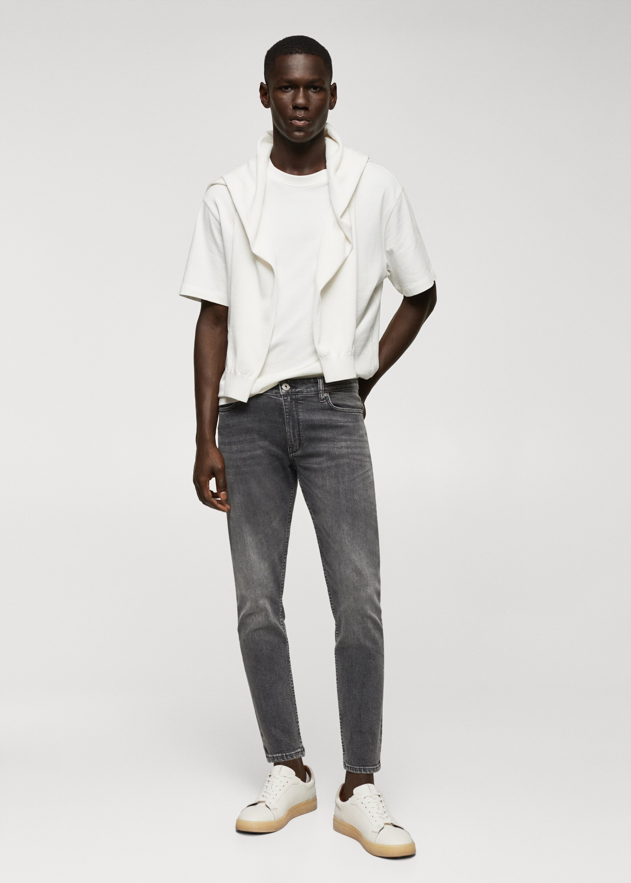 Tom tapered cropped jeans - Plan general