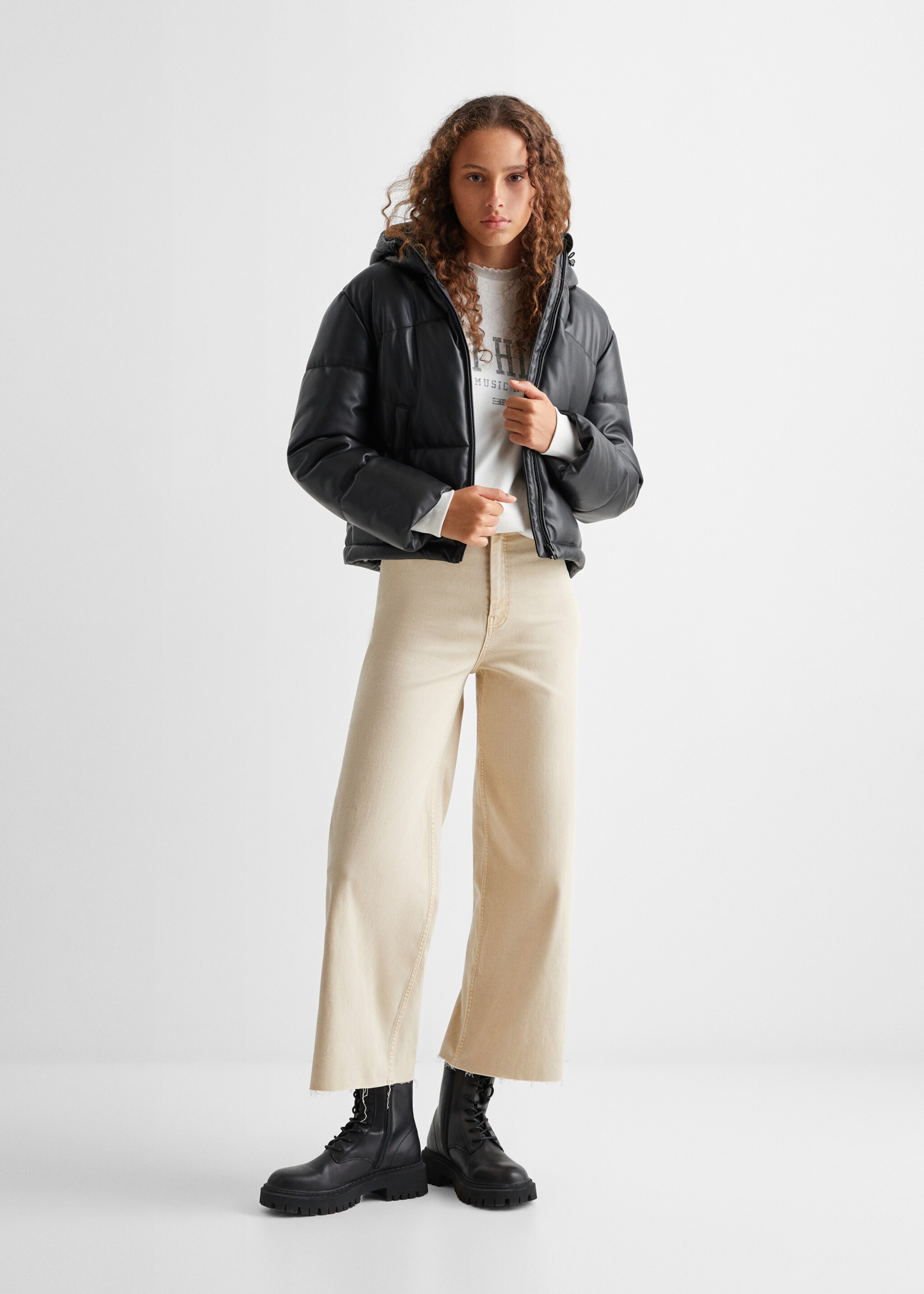 Quilted skin style jacket - General plane