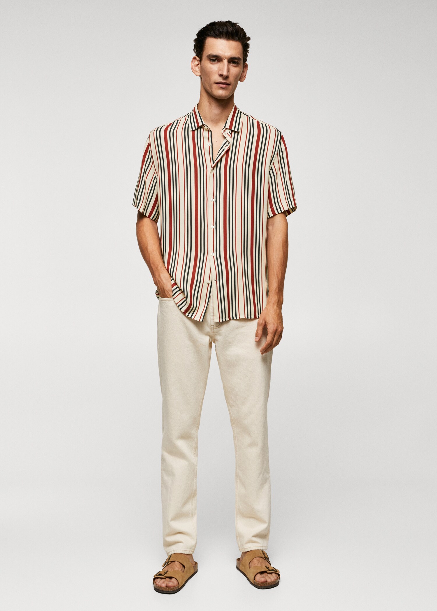 Short sleeve striped shirt - General plane