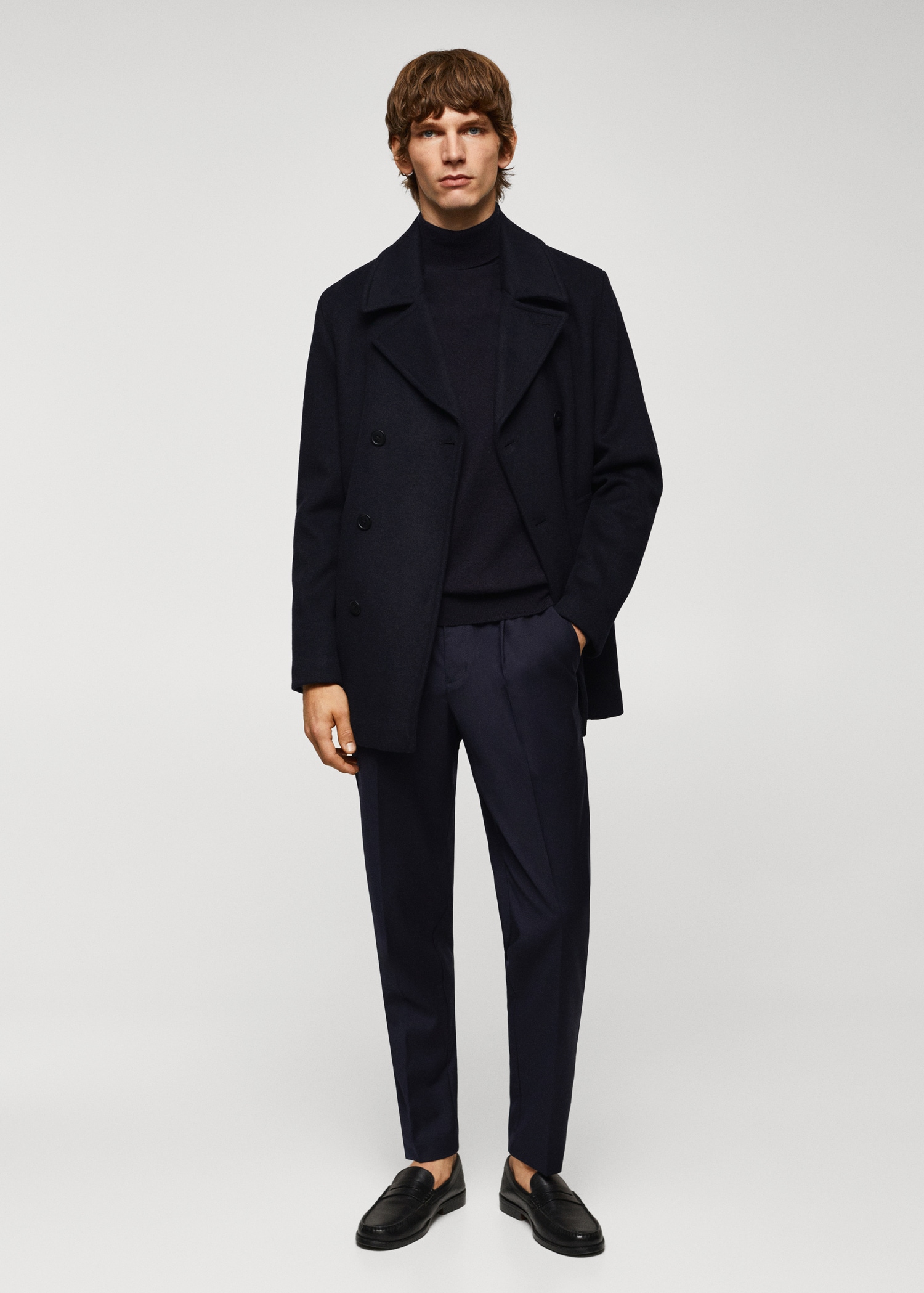 Wollen coltrui Heren MANGO Suriname - Main Image