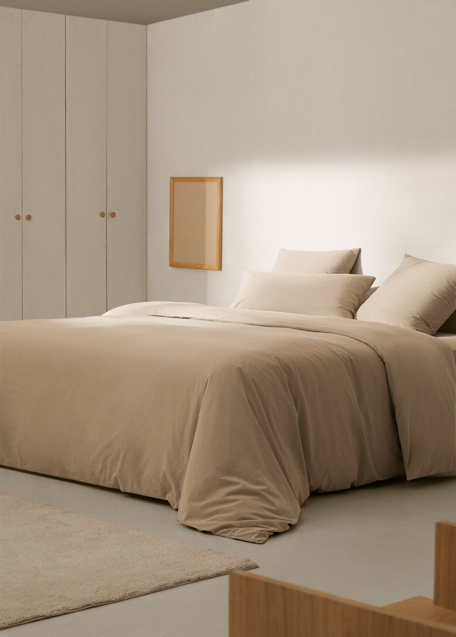 Funda nórdica algodón lavado cama 135cm - Plano general