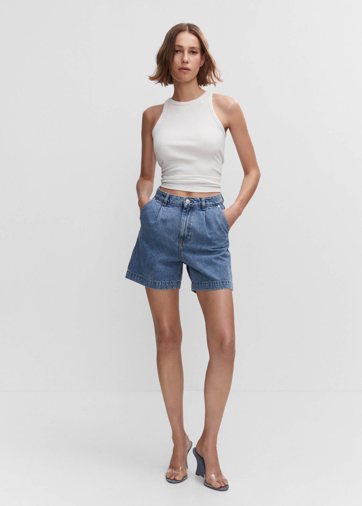 Slouchy-Jeans-Shorts - Allgemeine Ansicht