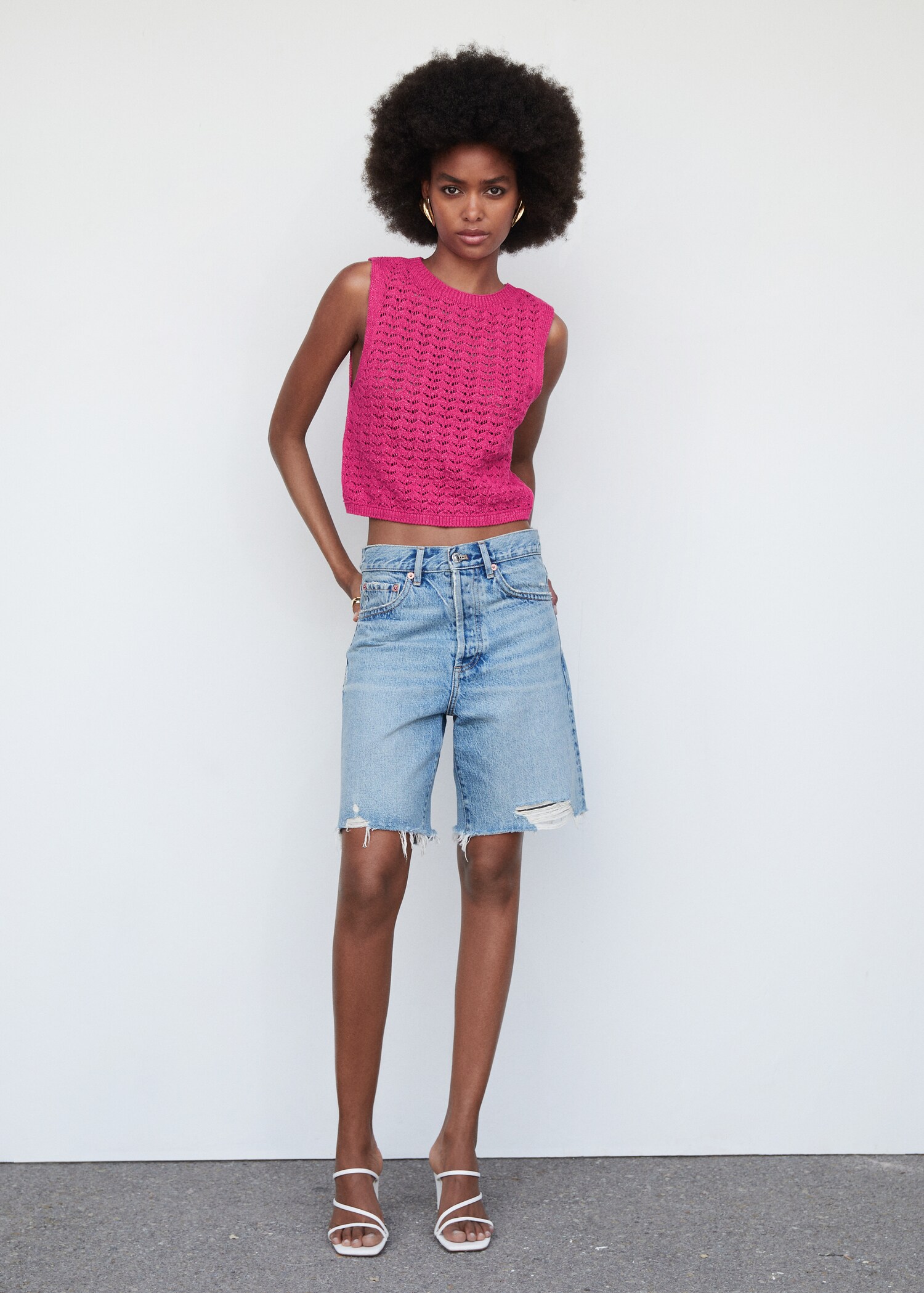 Crochet crop top - General plane