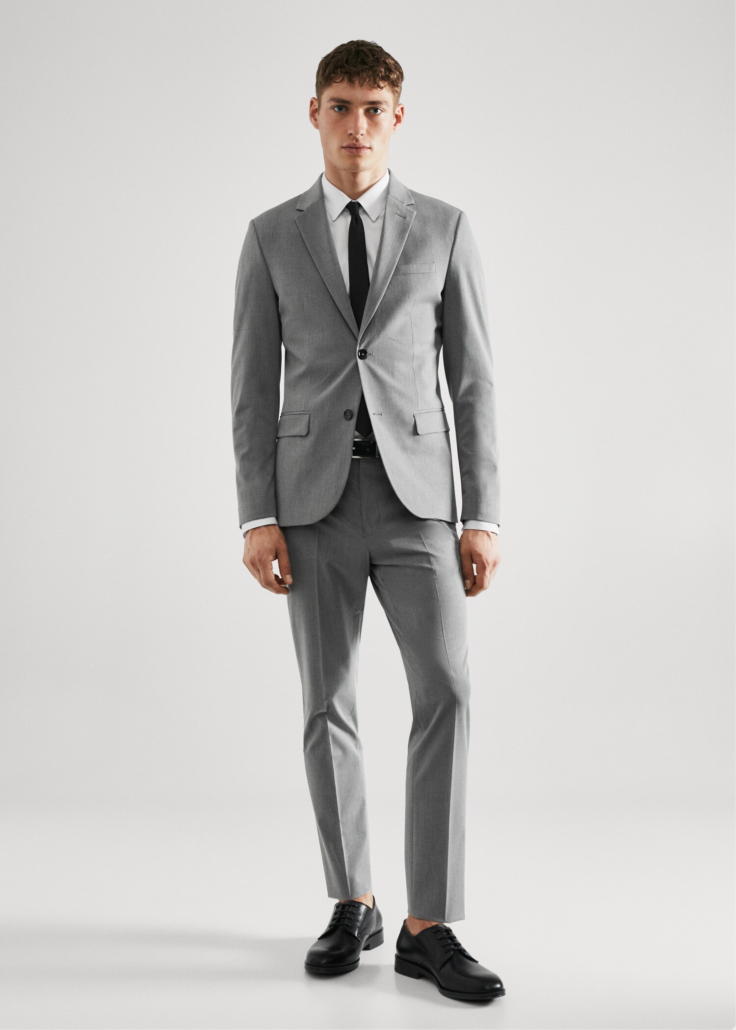 Veste costume super slim-fit tissu stretch - Plan général