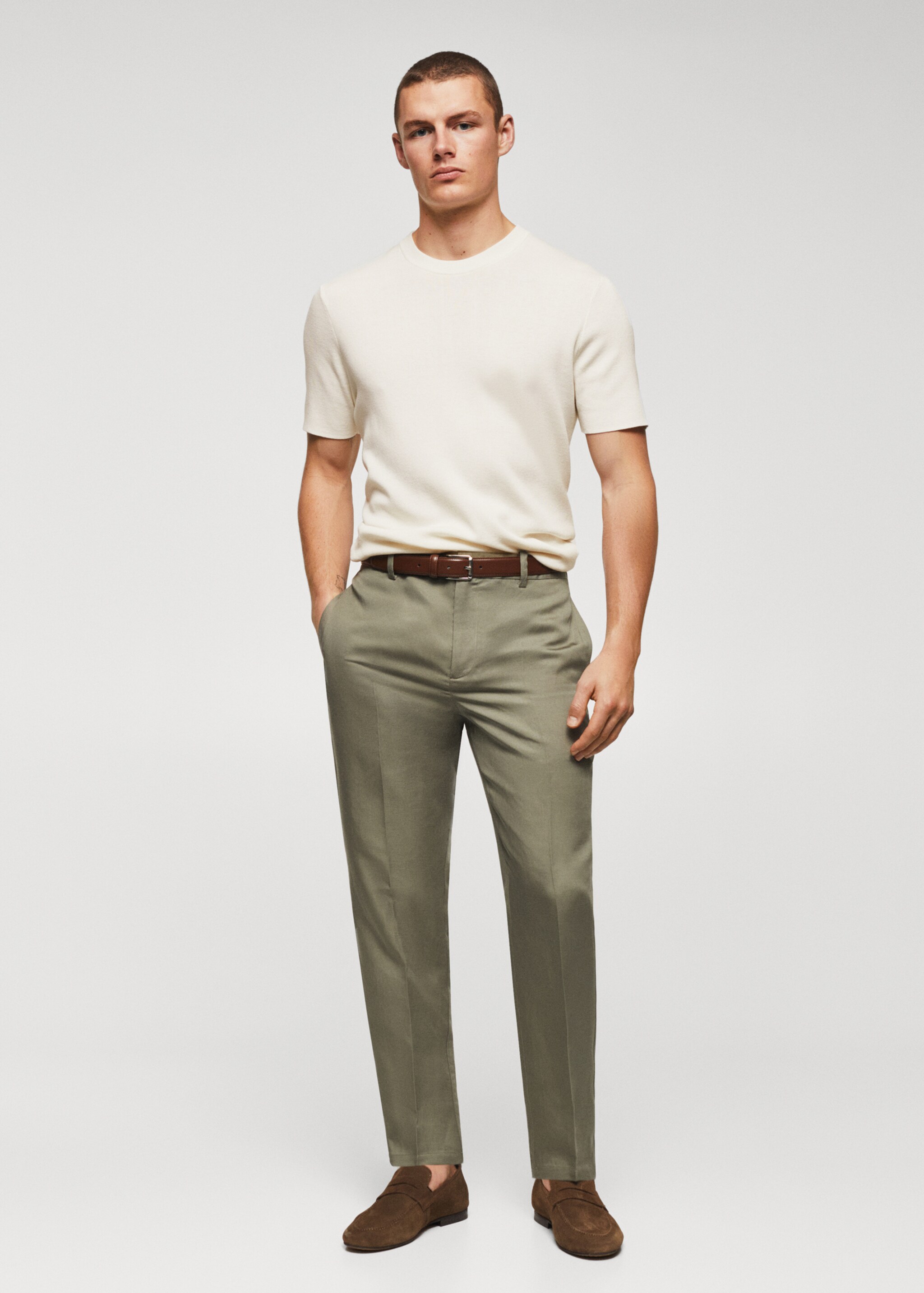 Camiseta punto fino algodón - Plano general