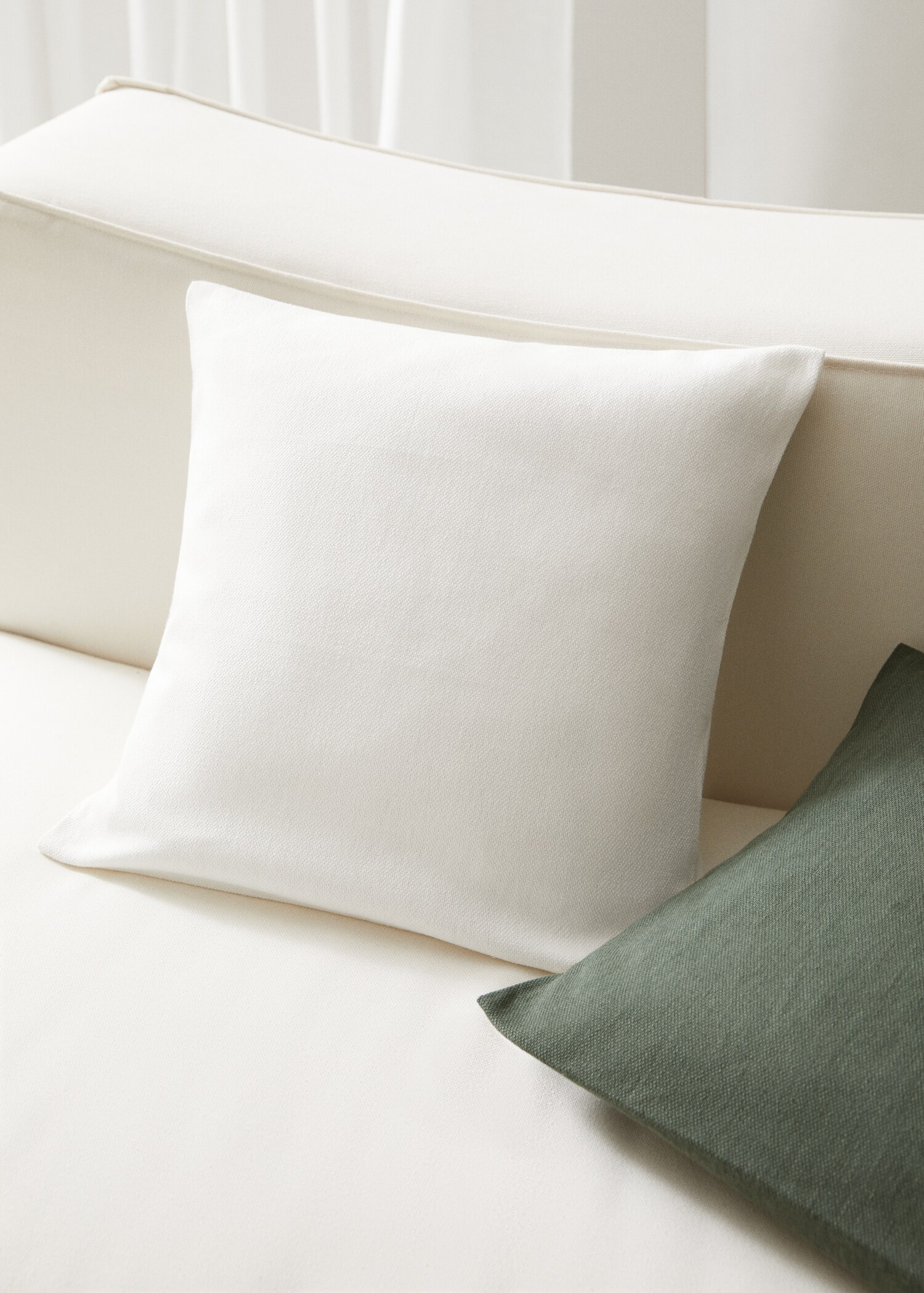 Housse de coussin 100 % coton 45x45cm - Plan général