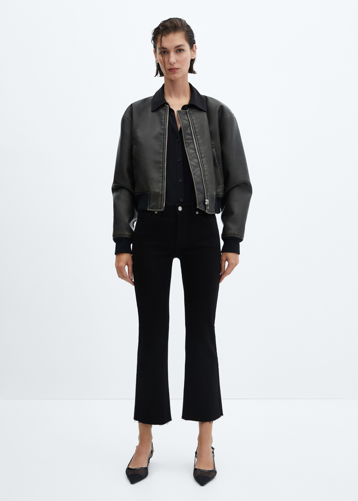 Jeans Sienna flare crop - Plano general
