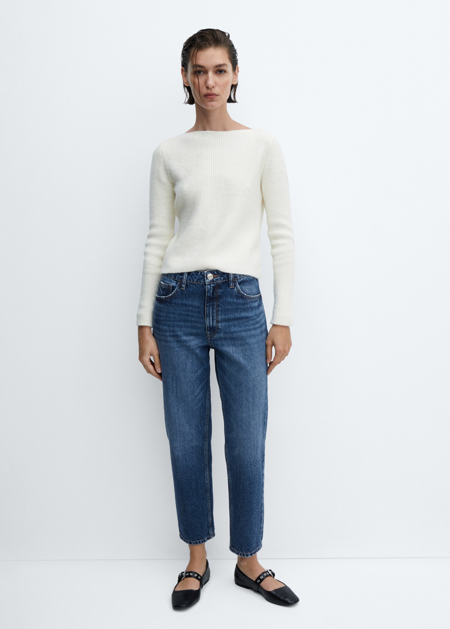 Jeans Mom2000 mom tiro alto - Plano general