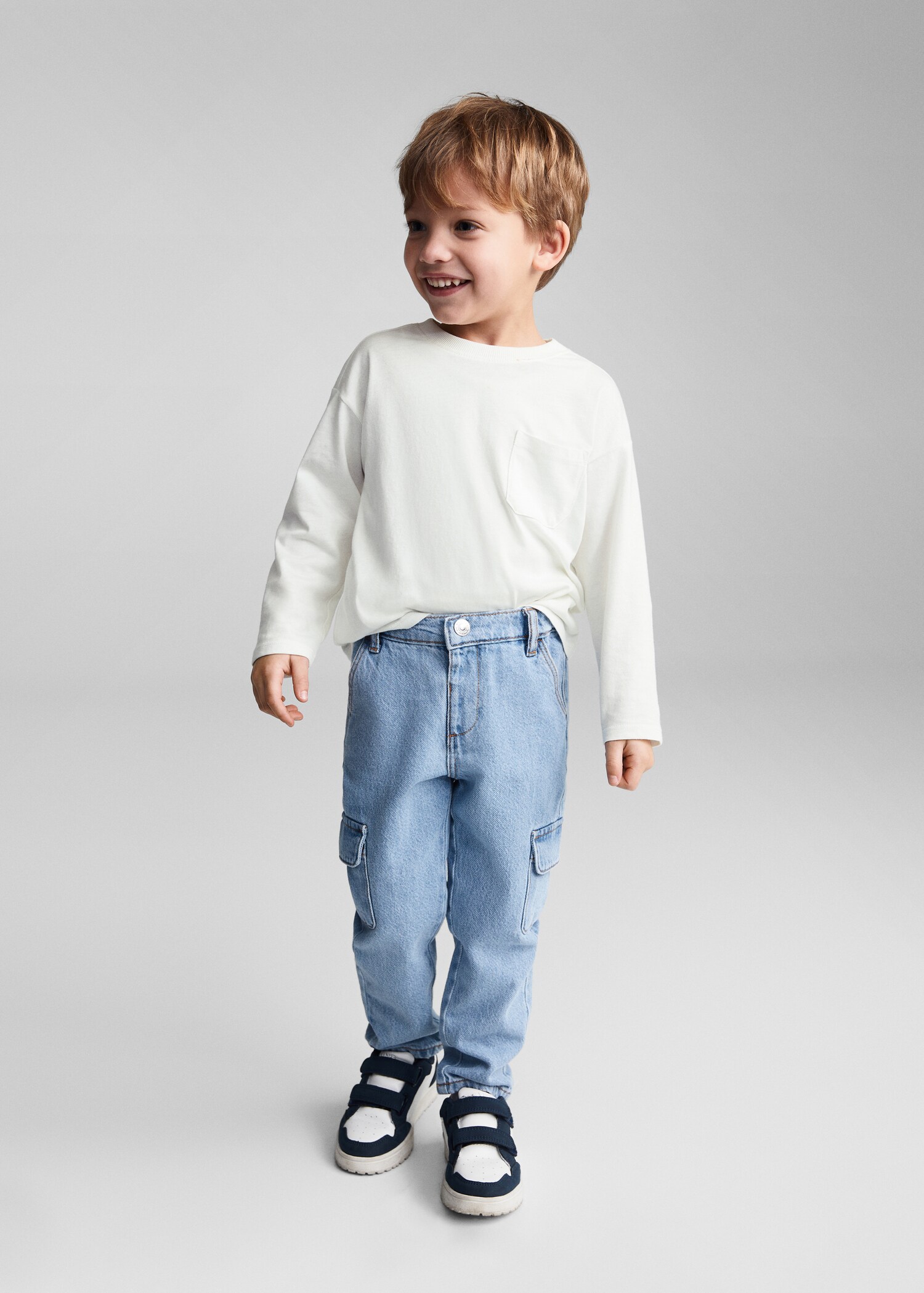 Long sleeve cotton t-shirt - General plane