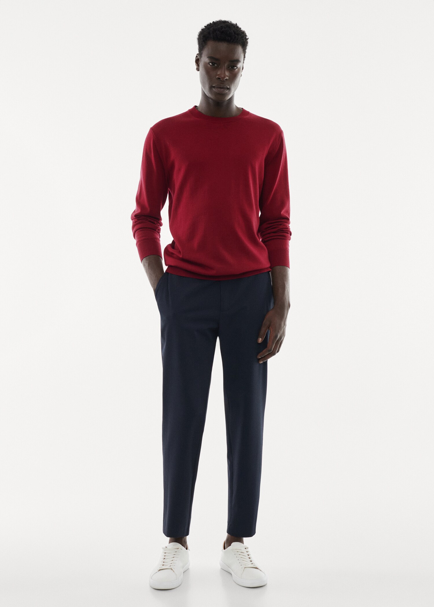 Merino wool washable sweater - General plane