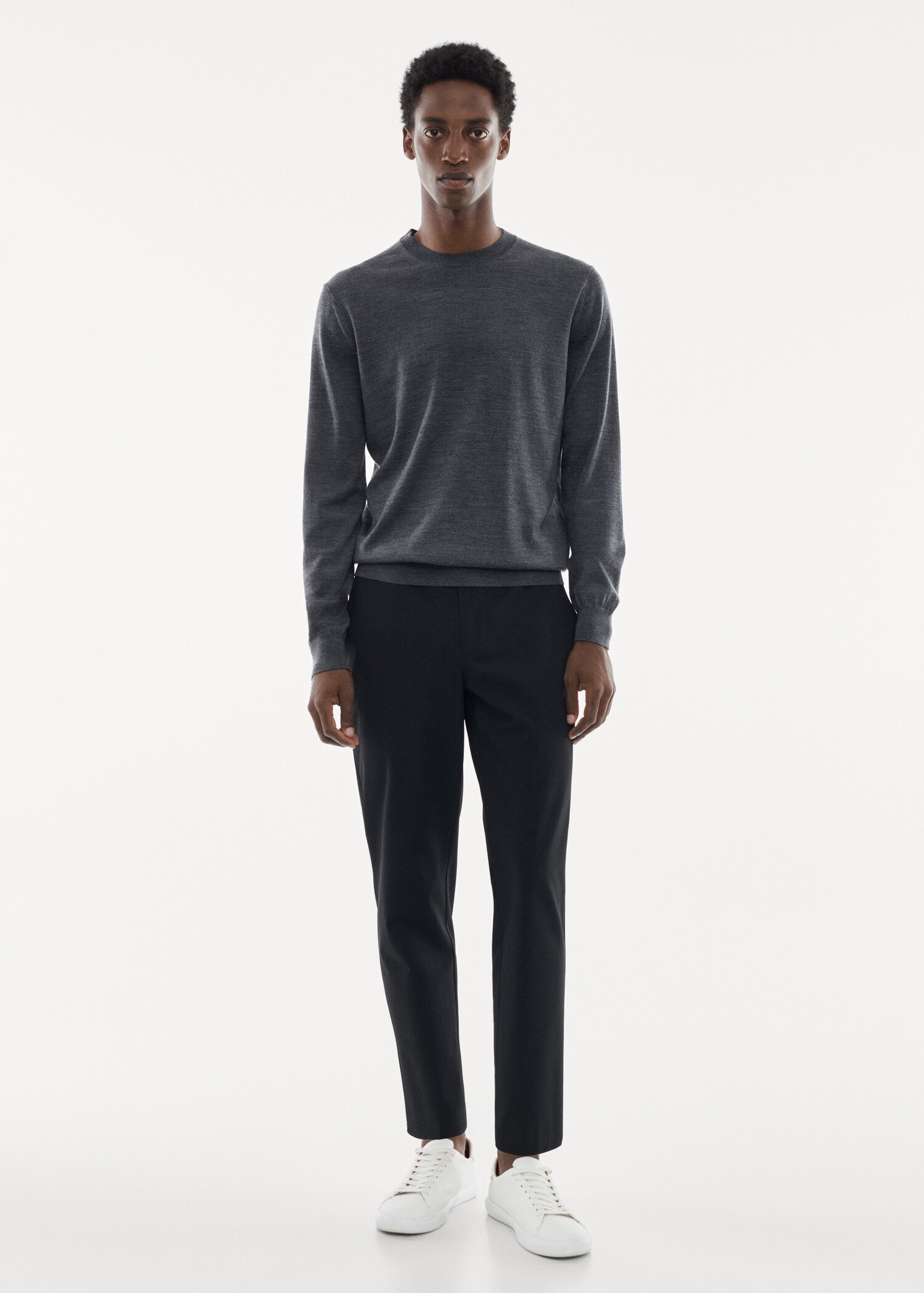 Merino wool washable sweater - General plane