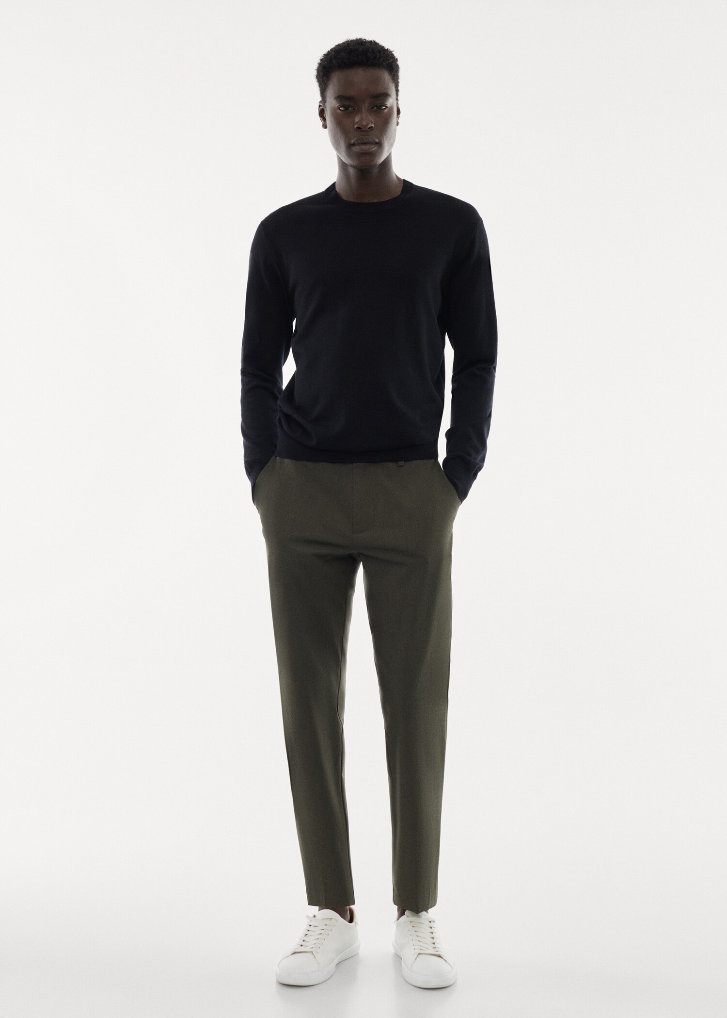 Merino wool washable sweater - General plane