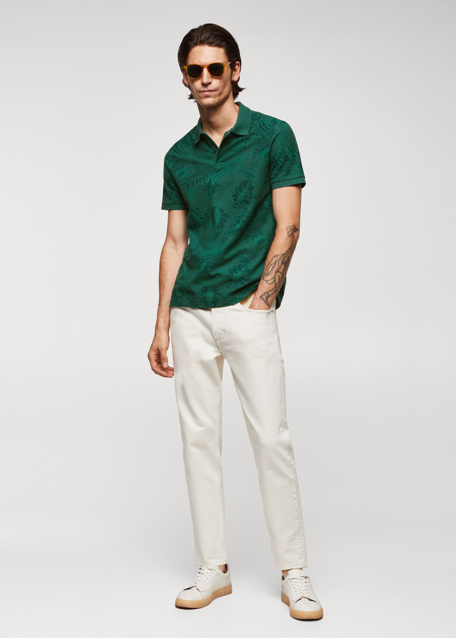 Polo estampado palmeras - Plano general