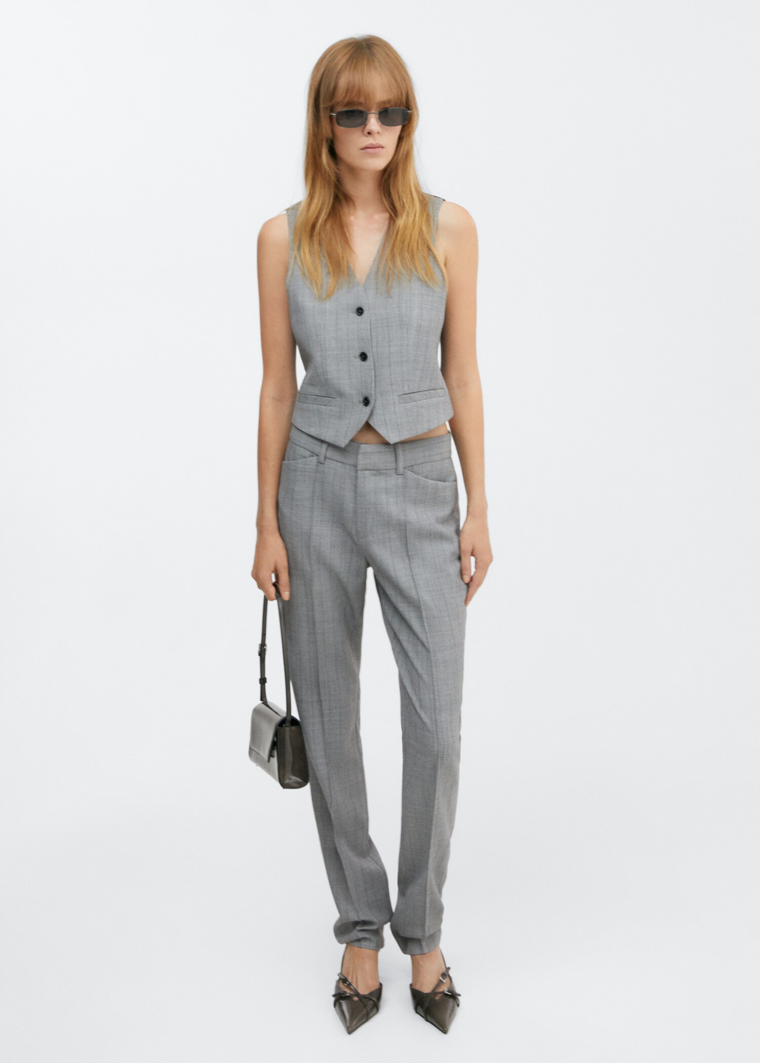 Pinstripe suit pants - General plane