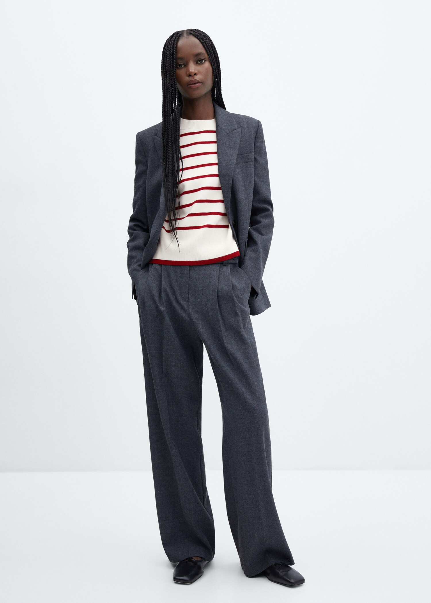 Jersey rayas oversize - Plano general