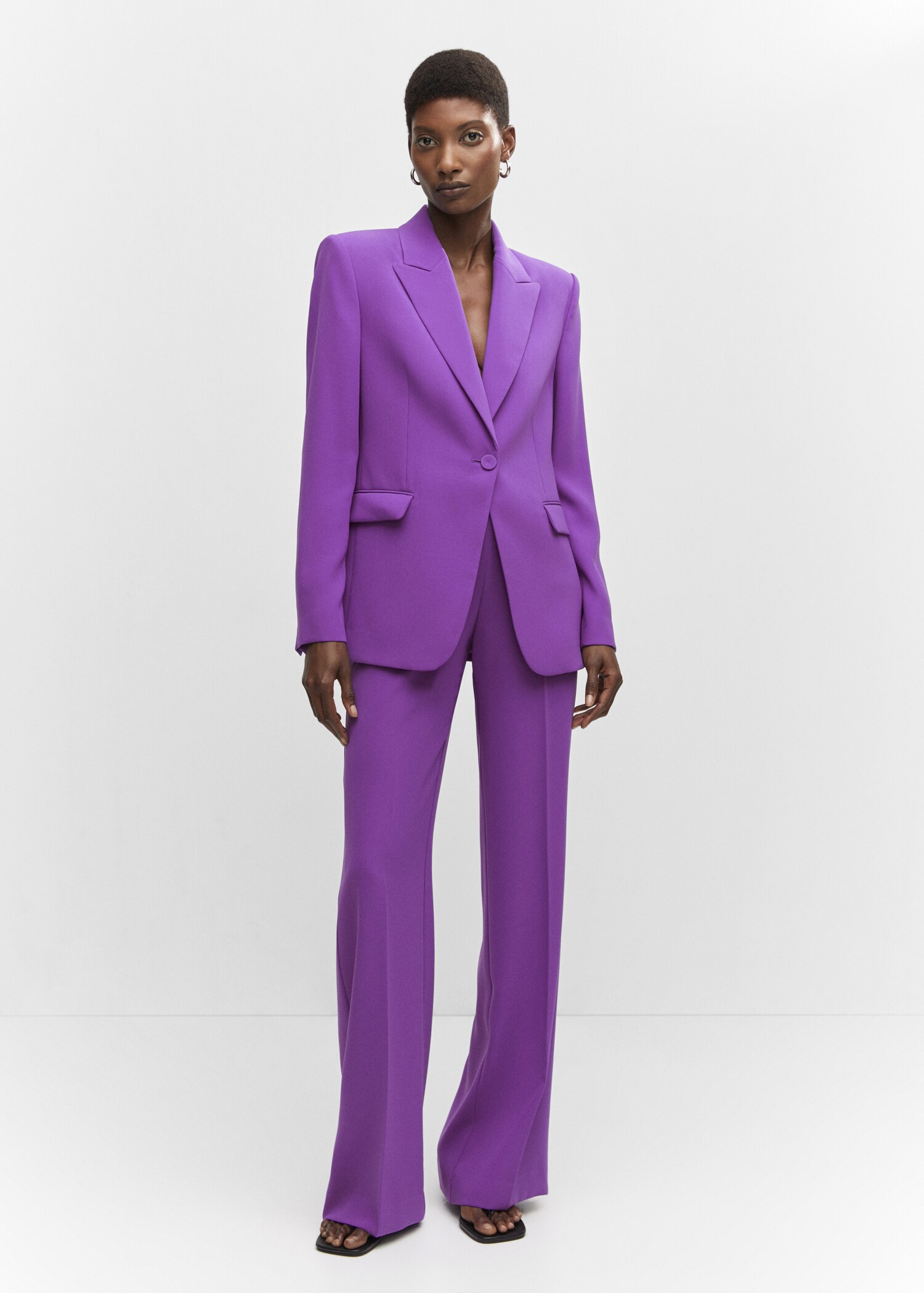Suit blazer with buttons  - General plane