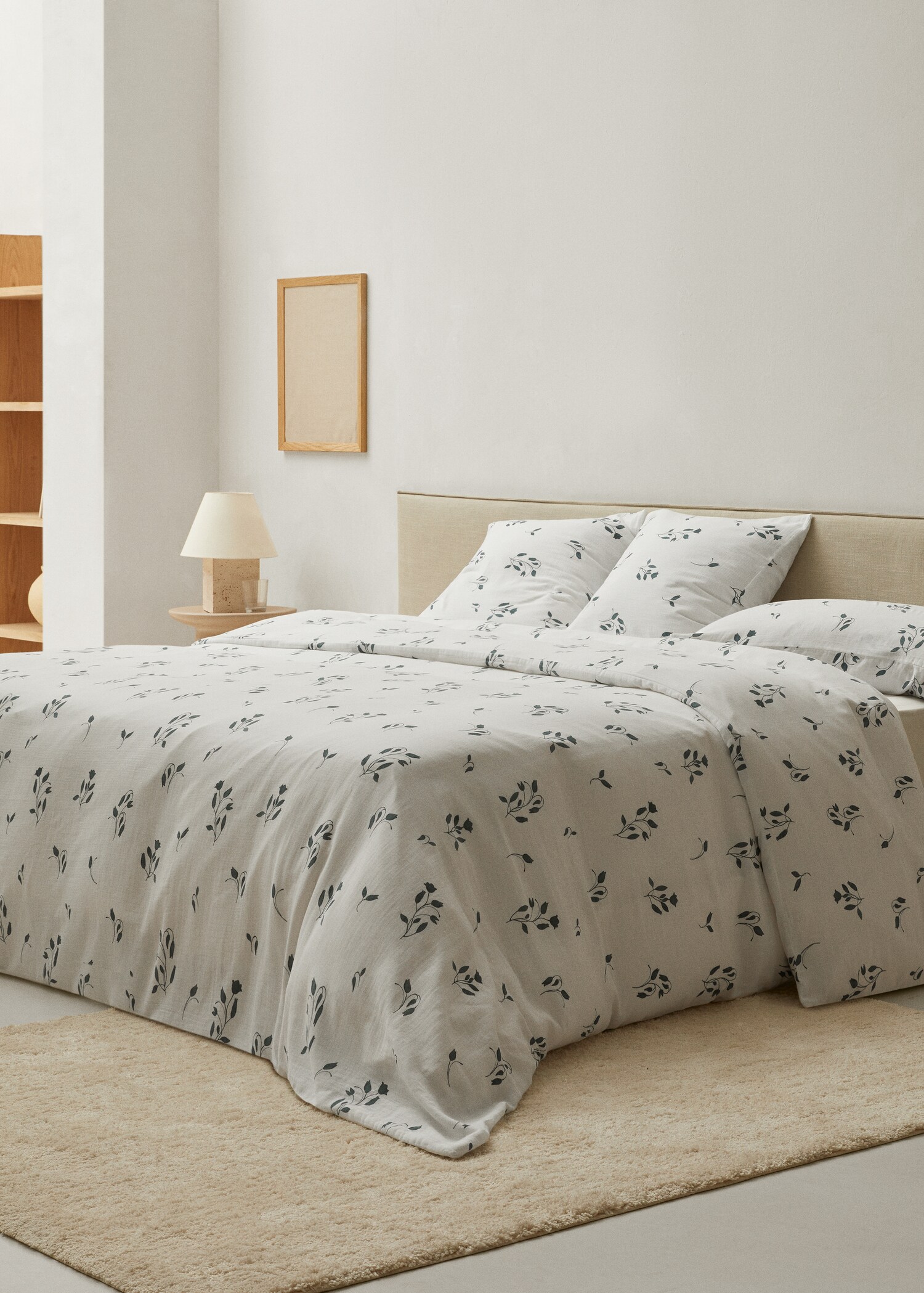 Funda nórdica estampado floral Cama 135cm - Plano general